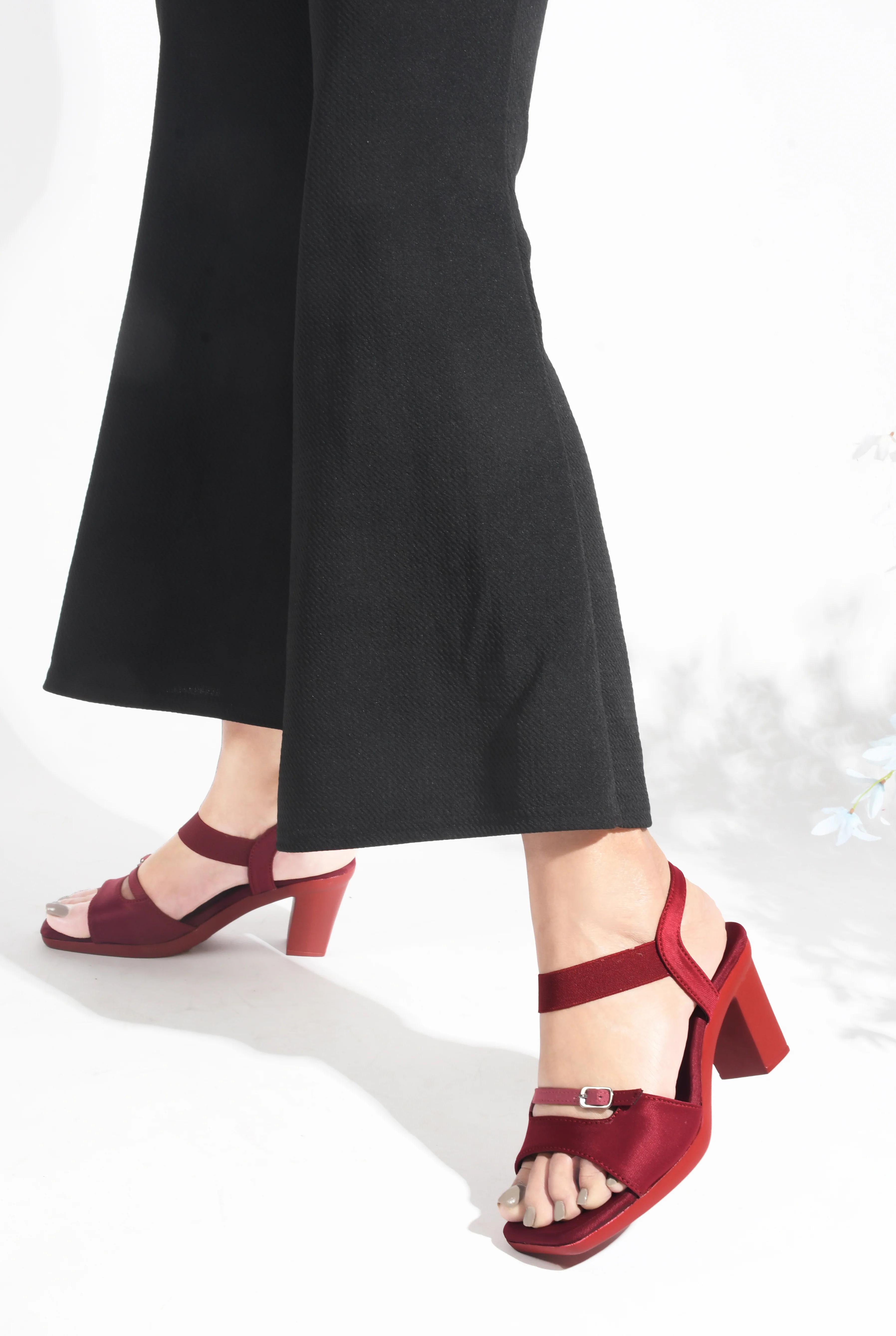 Casual Block Heel With Ankle Strap - Image 15
