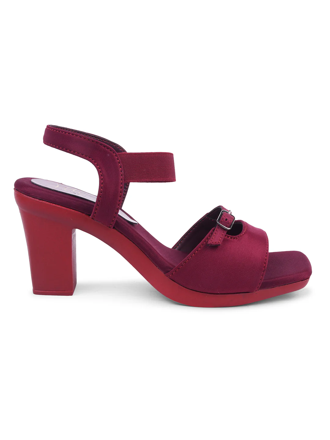 Casual Block Heel With Ankle Strap - Image 17