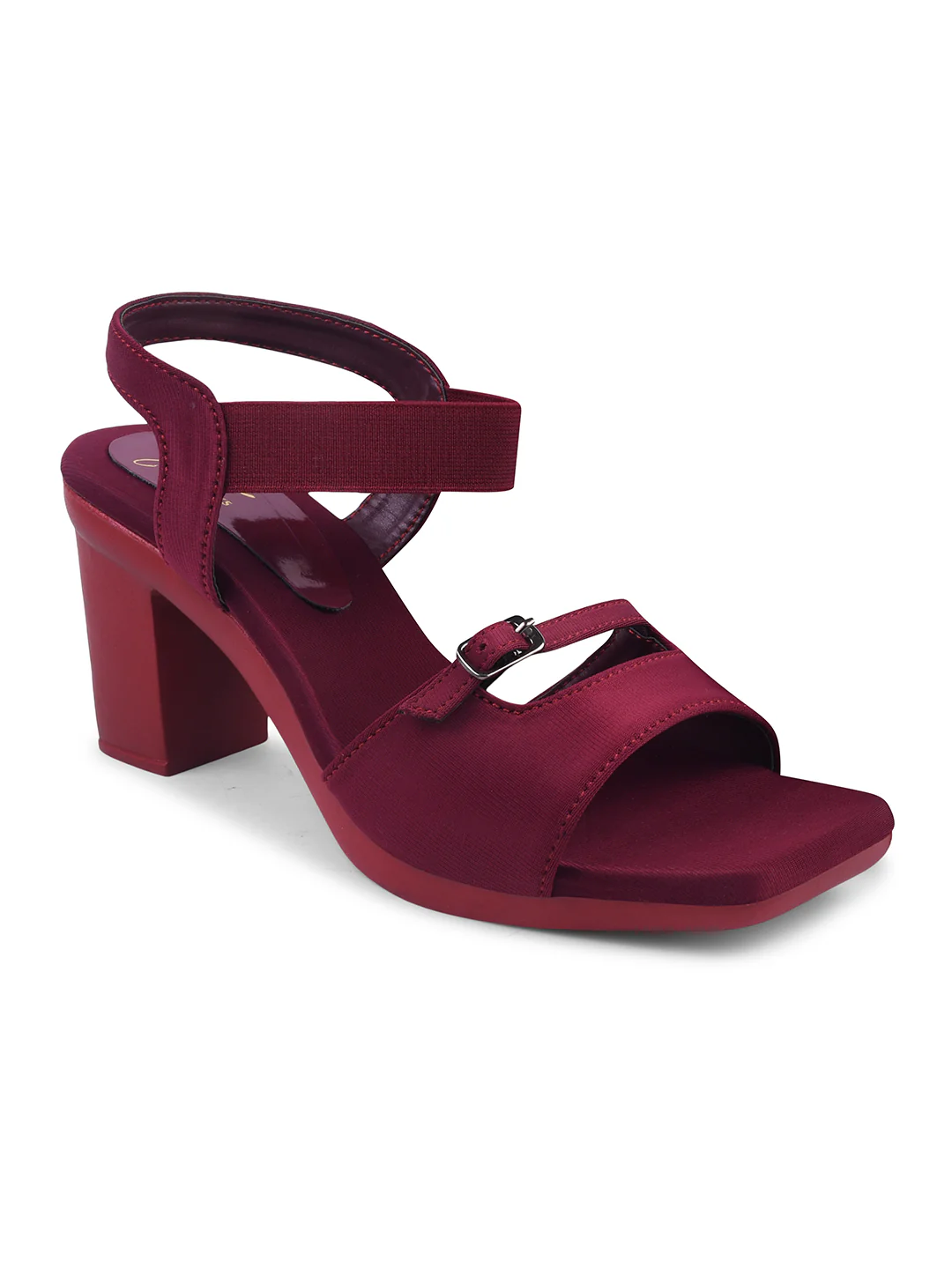 Casual Block Heel With Ankle Strap - Image 18