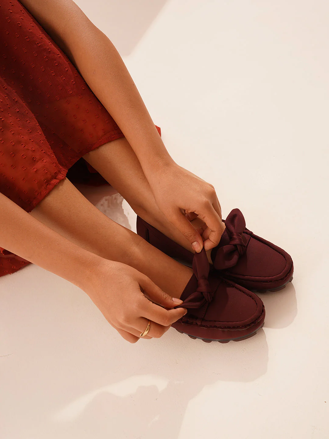 JM Looks Bow Detail Comfort Loafers - Image 14
