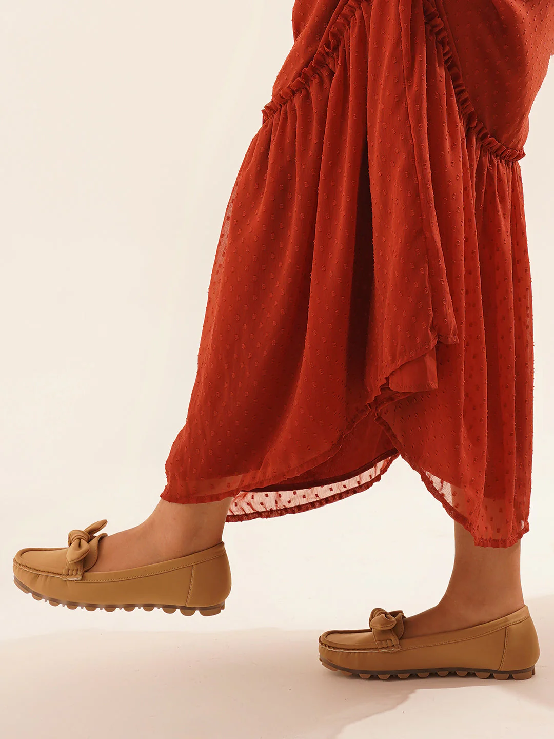 JM Looks Bow Detail Comfort Loafers - Image 3