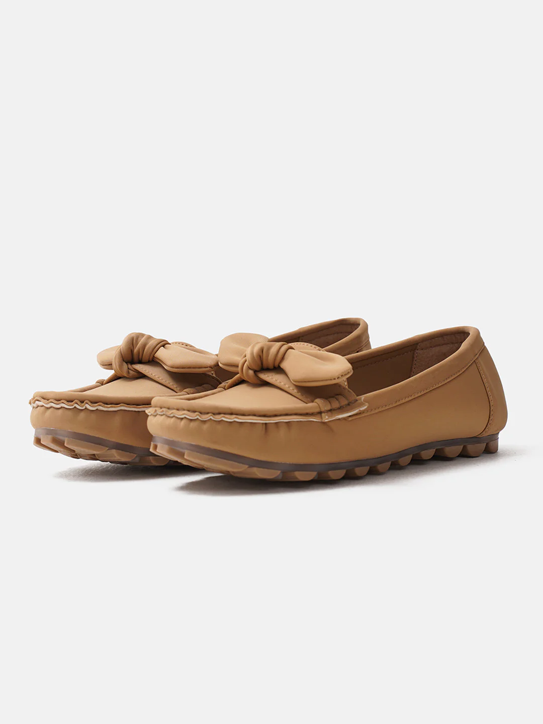 JM Looks Bow Detail Comfort Loafers - Image 6