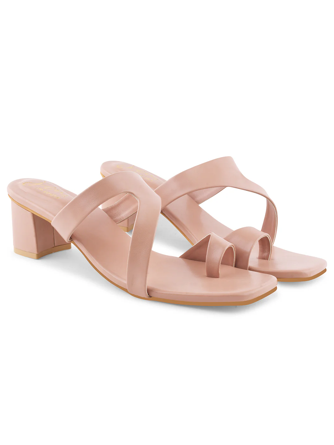 Jm Looks Women's Dual Strap Block Heel Mules - Image 12