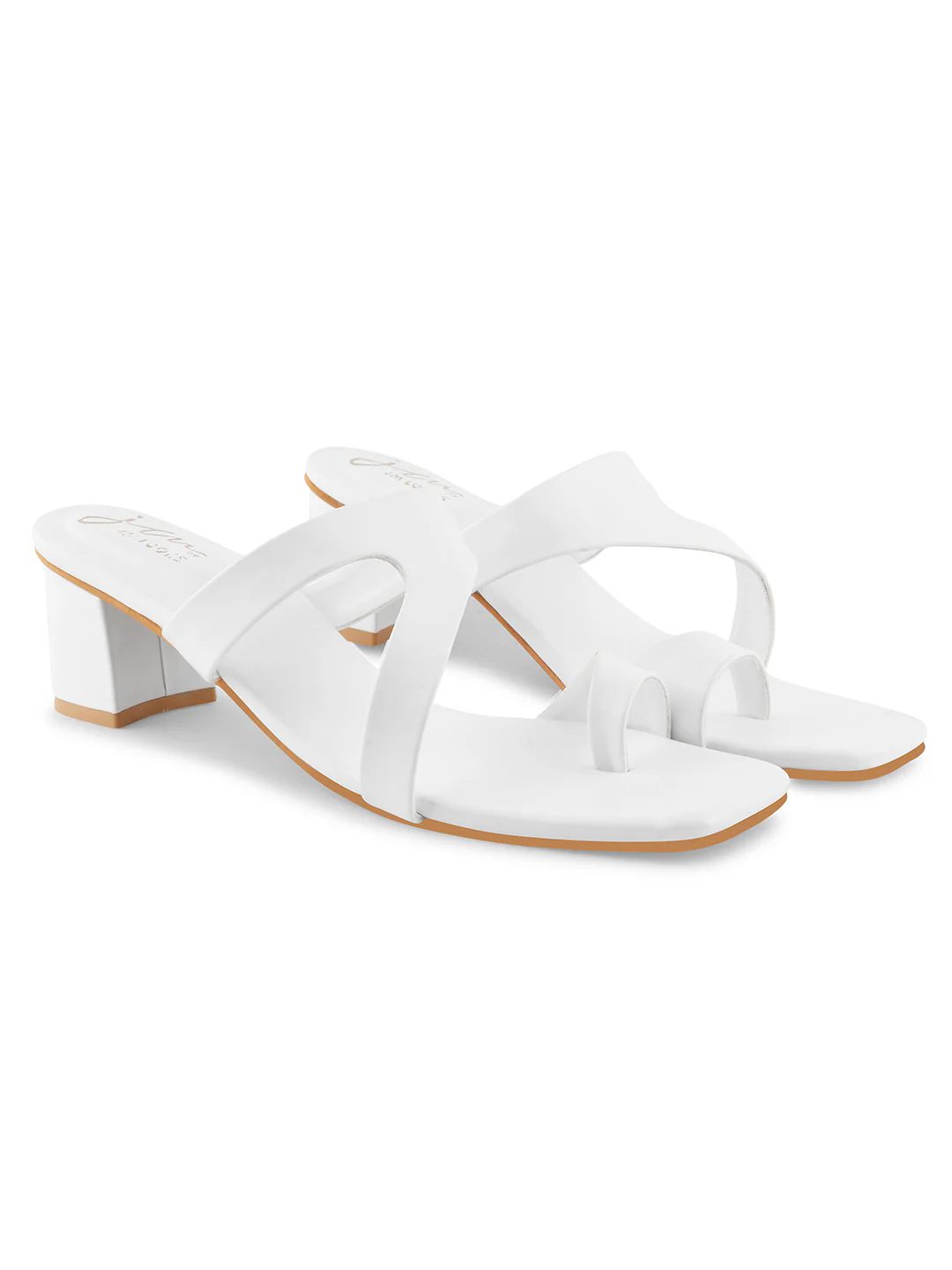 Jm Looks Women's Dual Strap Block Heel Mules - Image 17