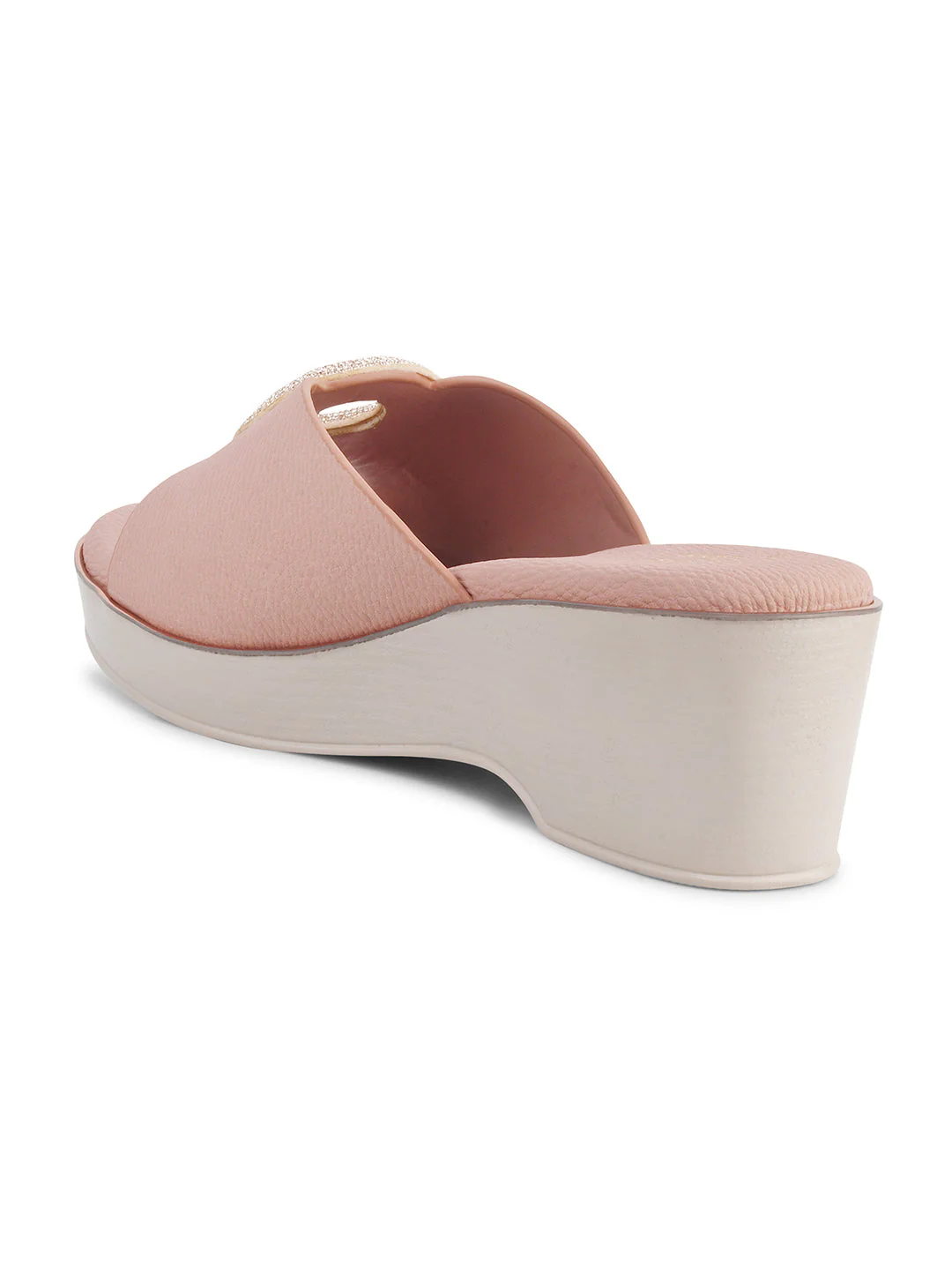 Jm Looks Shimmer Buckle Wedge Slip-Ons for Women & Girls - Image 12