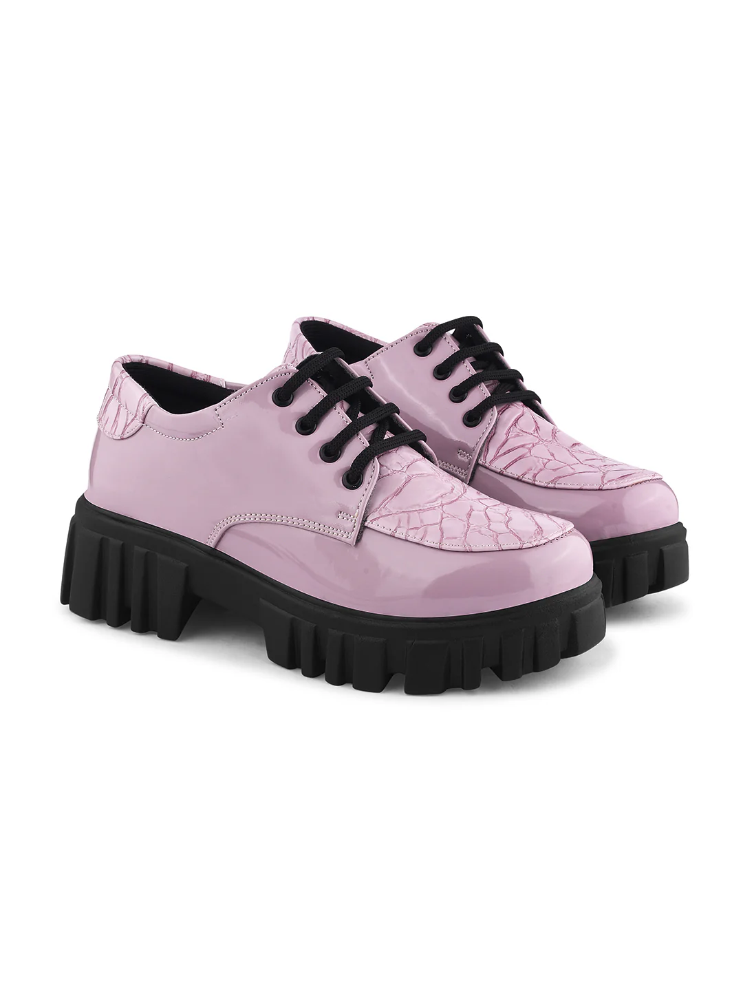 Jm Looks Women's Lug Sole Lace-Up Derbies - Image 18