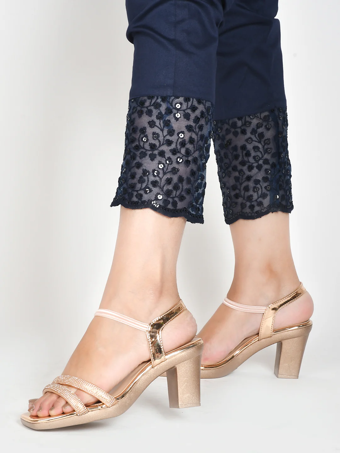 Chunky Heel Sandal Ankle Strap - Image 12