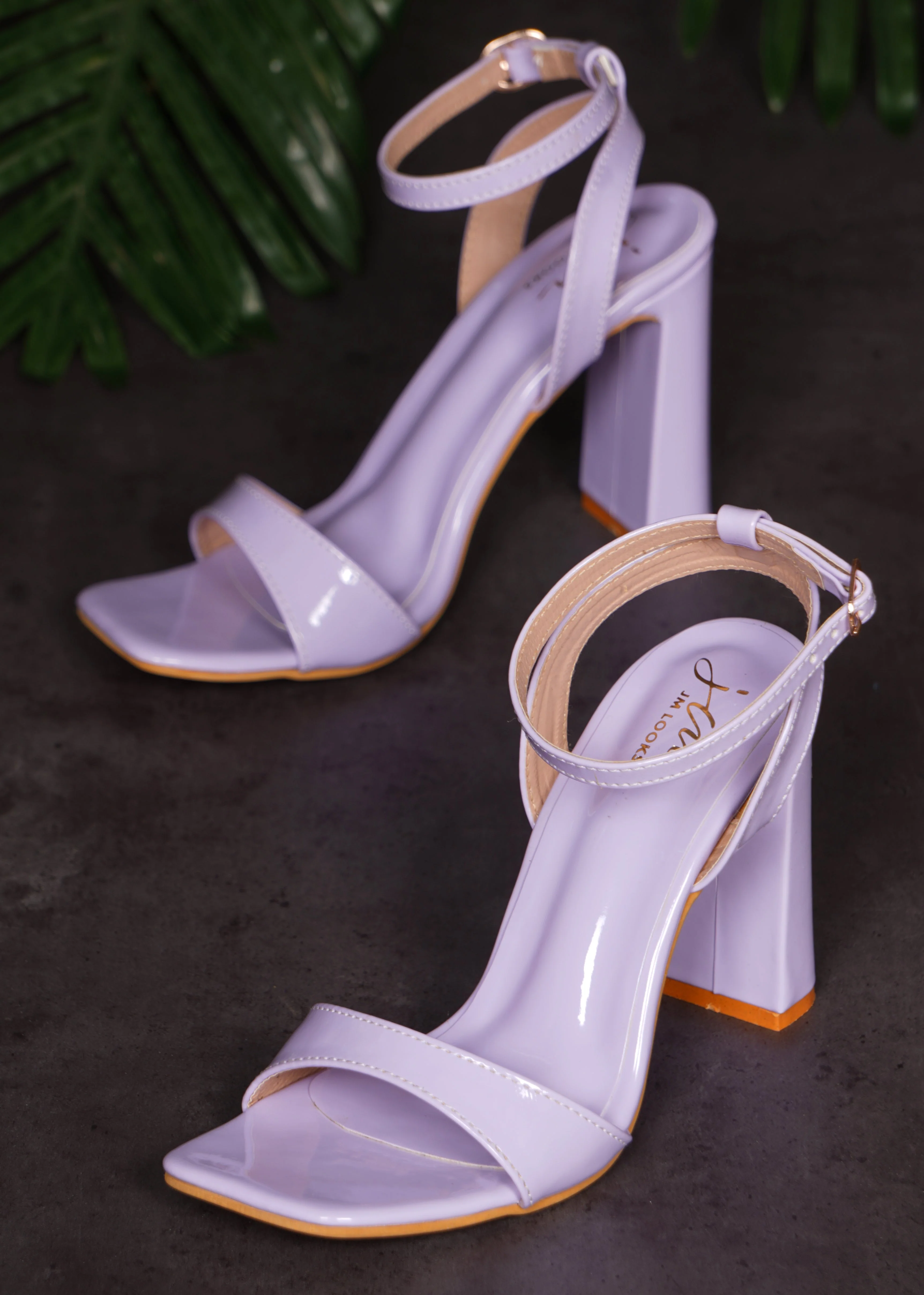 Chunky Heel Sandals with Buckle Fastening - Image 5