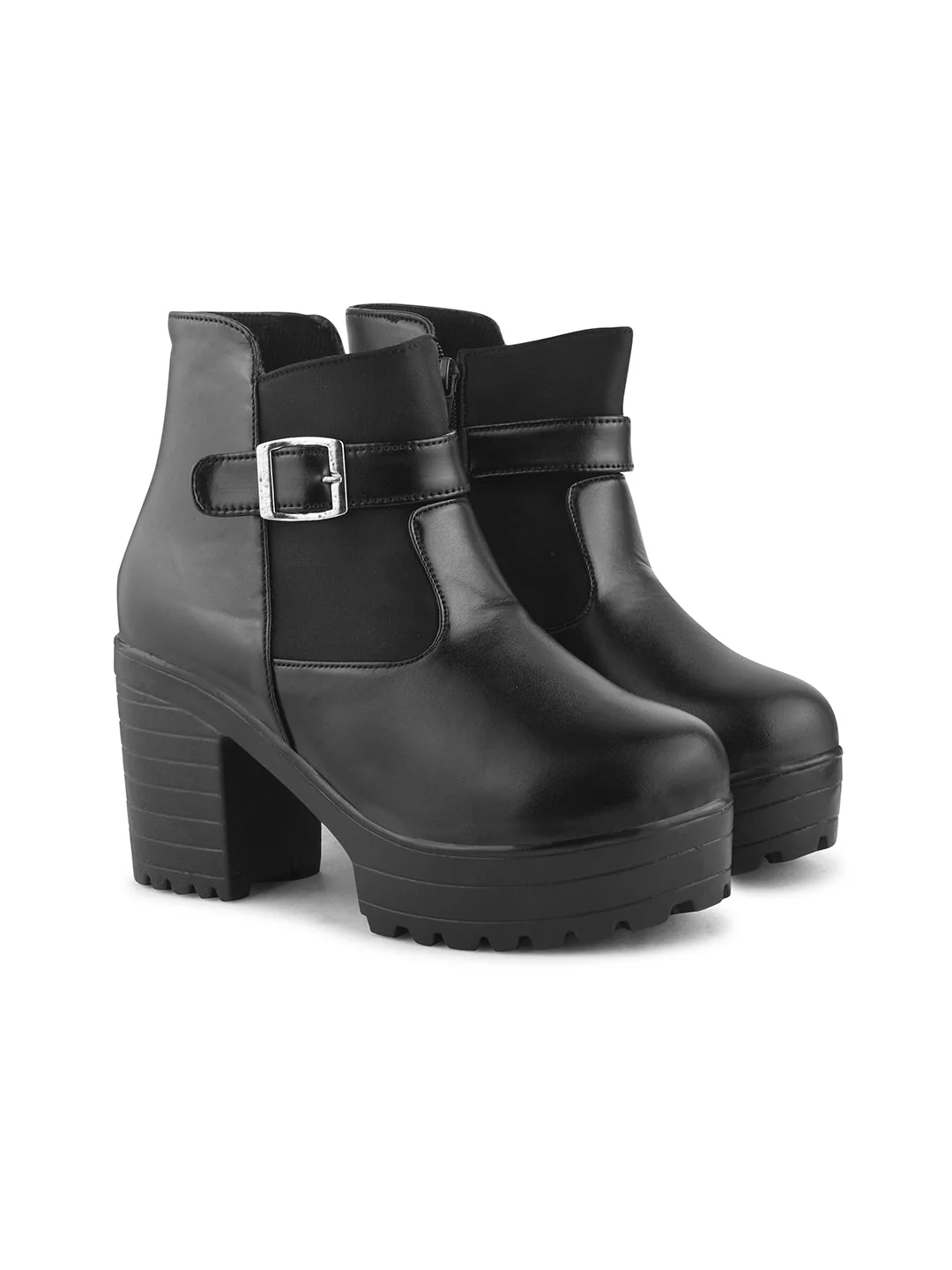 Jm Looks Women's Chic Platform Ankle Boots - Image 5