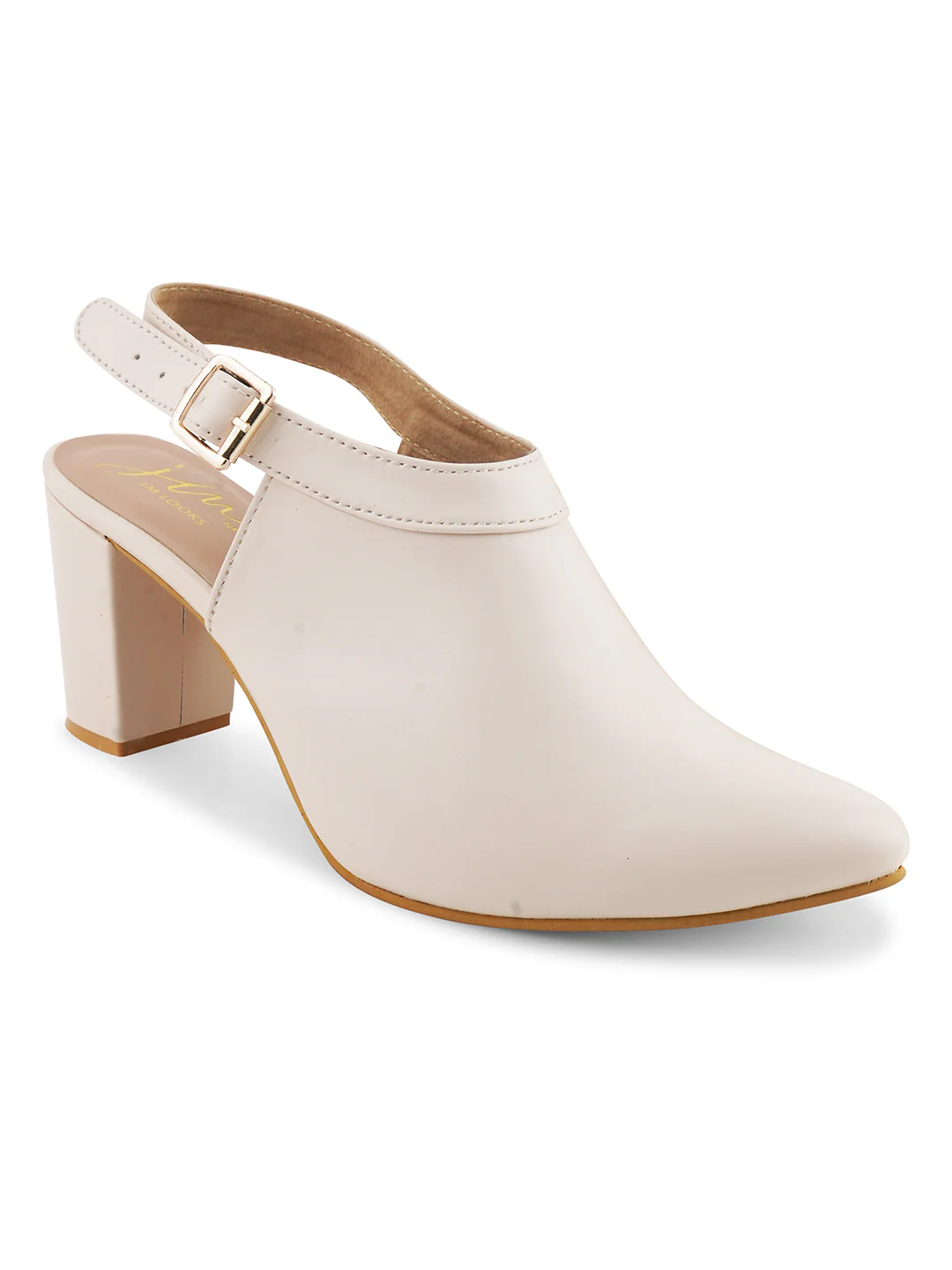Chunky Heeled Sandal with Ankle Strap - Image 5