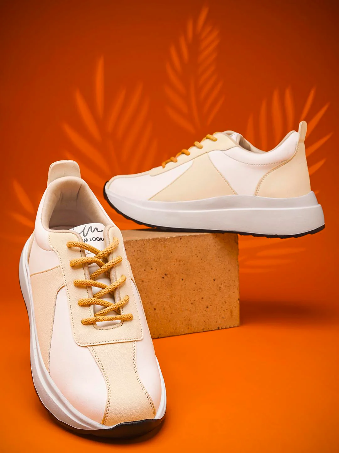 Chunky Lace-Up Sneakers with Cushioned Sole - Image 16