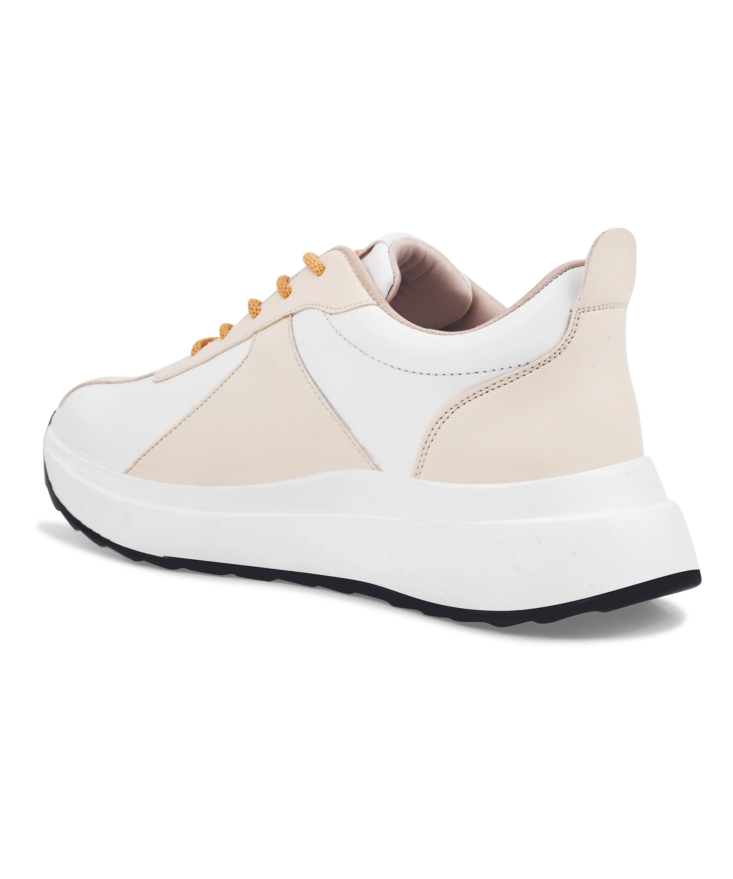 Chunky Lace-Up Sneakers with Cushioned Sole - Image 17