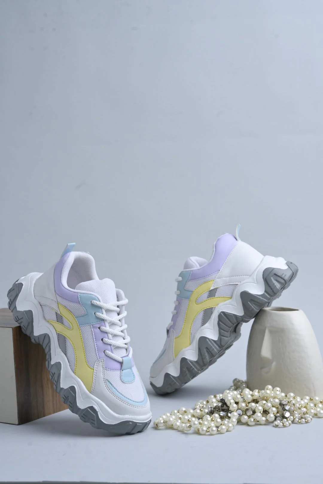 Jm Looks Trendy Chunky Sole Sneakers for Women & Girls