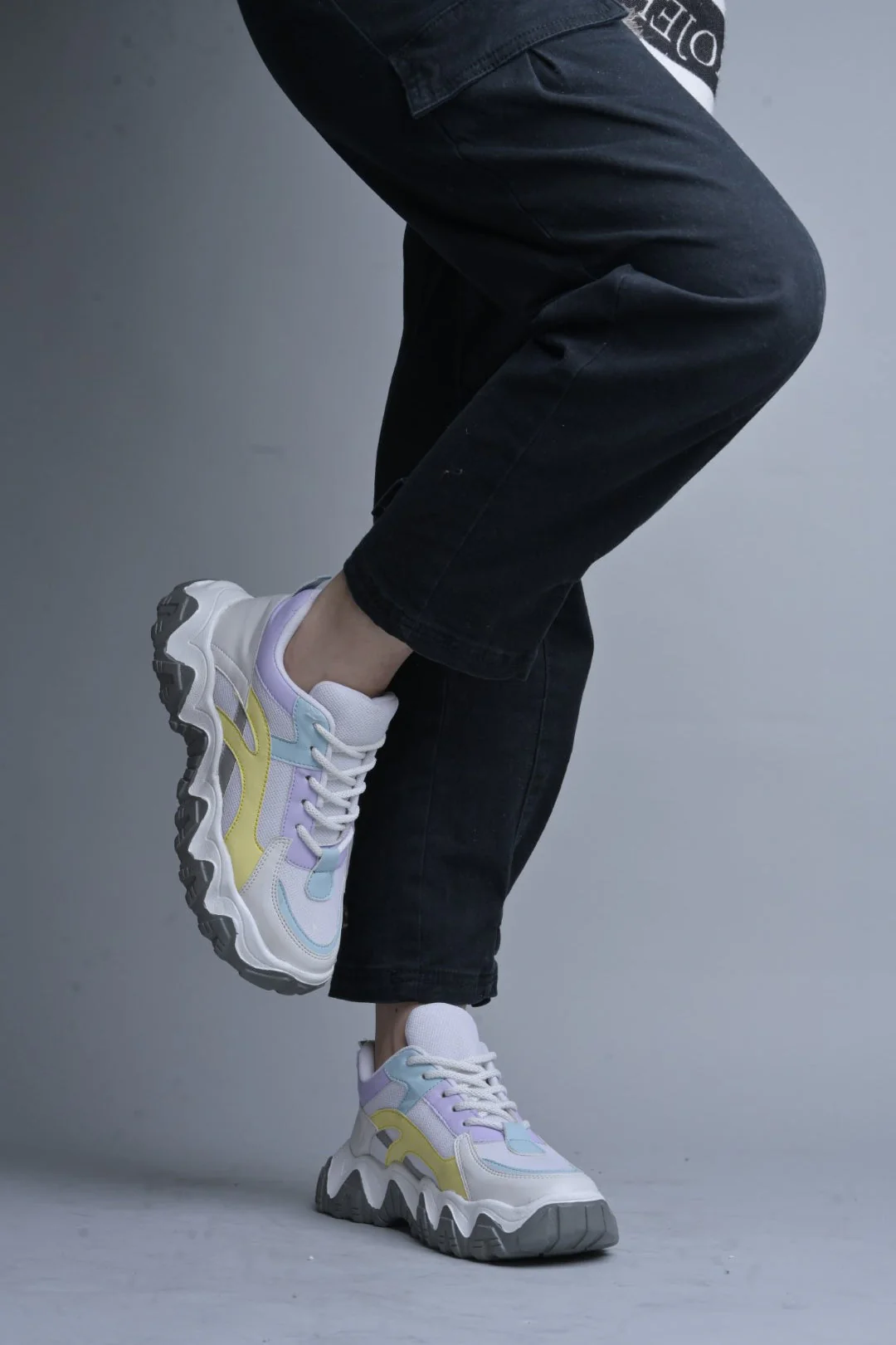 Jm Looks Sporty Chunky Sole Sneakers for Women & Girls - Image 10