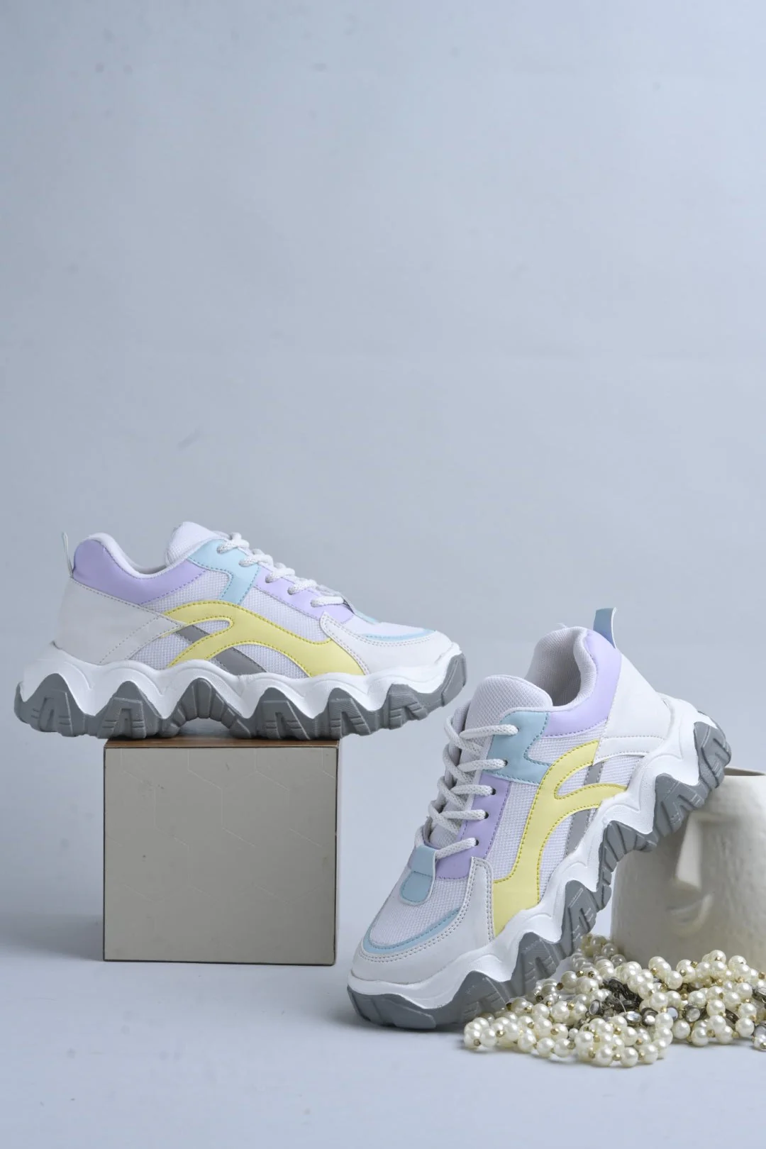Jm Looks Sporty Chunky Sole Sneakers for Women & Girls - Image 12