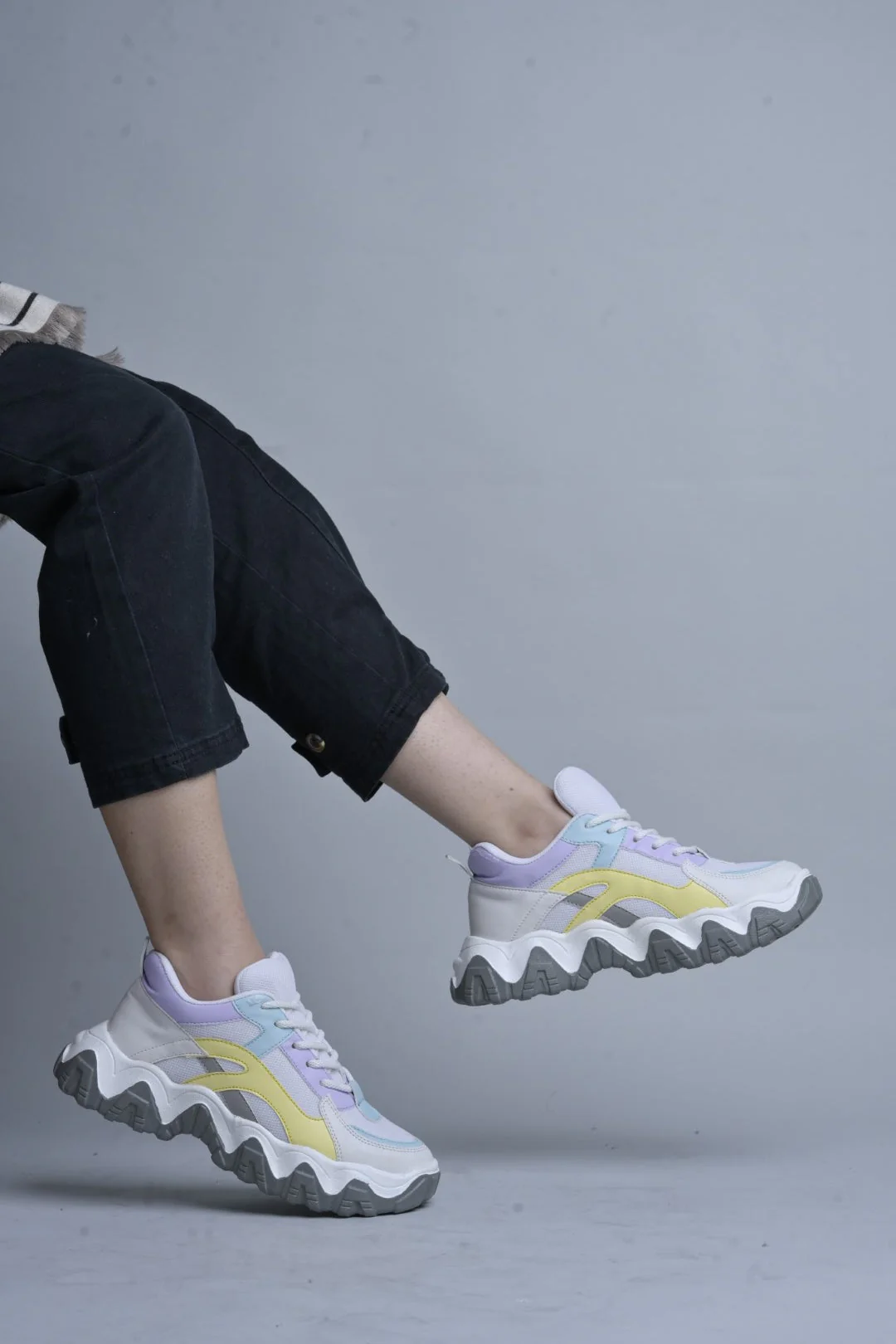 Jm Looks Sporty Chunky Sole Sneakers for Women & Girls - Image 13