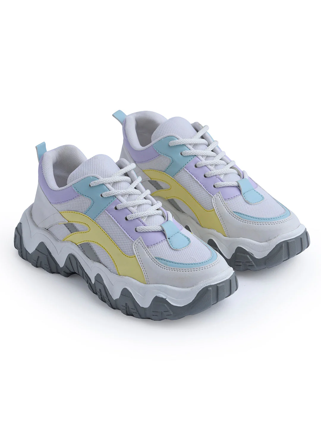 Jm Looks Sporty Chunky Sole Sneakers for Women & Girls - Image 14