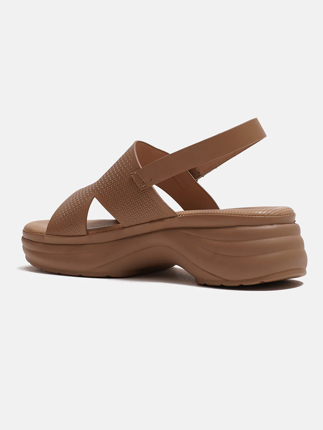 Chunky Sole Slingback Sandals with Adjustable Buckle - Image 3