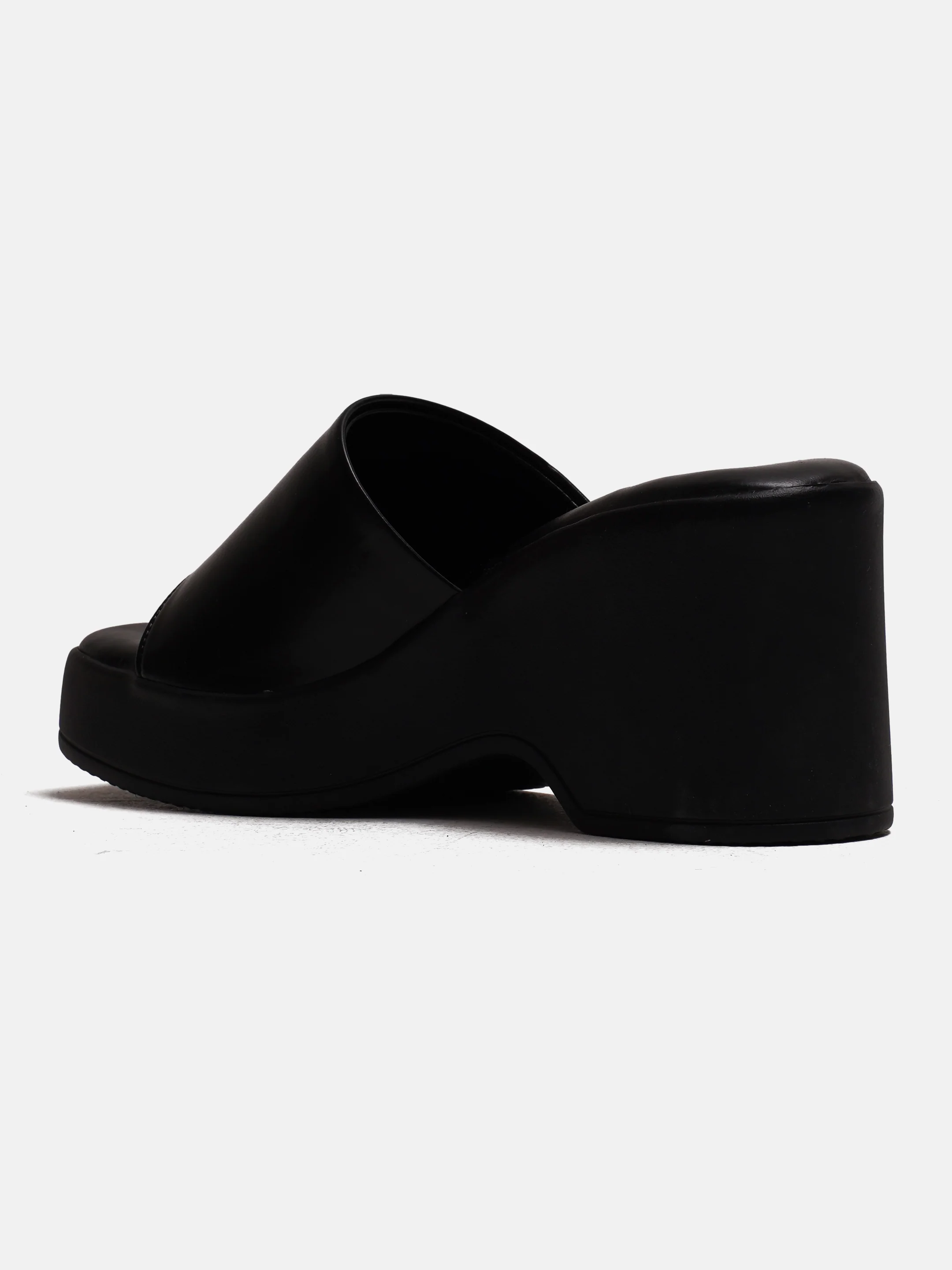 Chunky Sole Slip-On Platform Sandals - Image 15