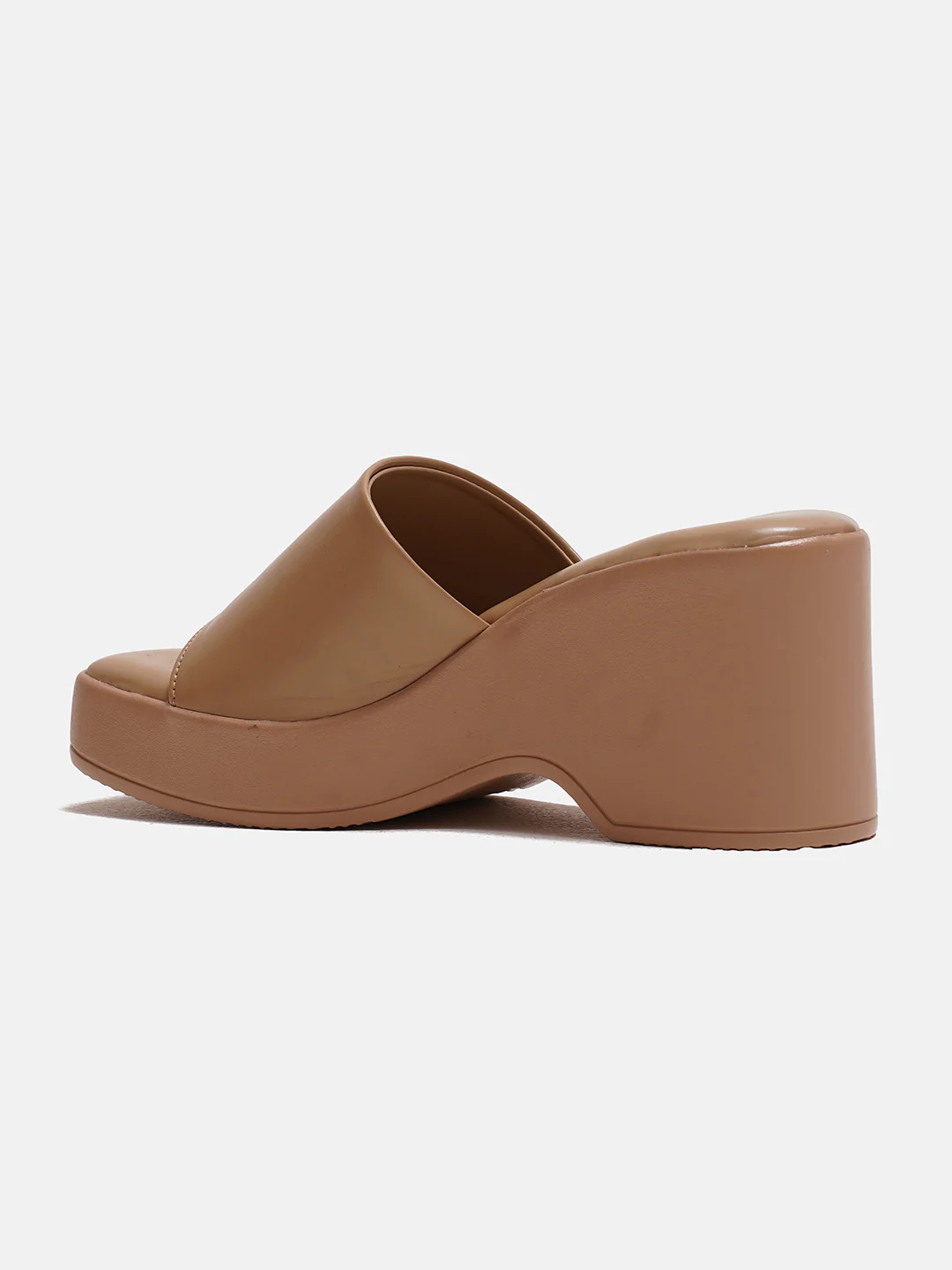Chunky Sole Slip-On Platform Sandals - Image 8