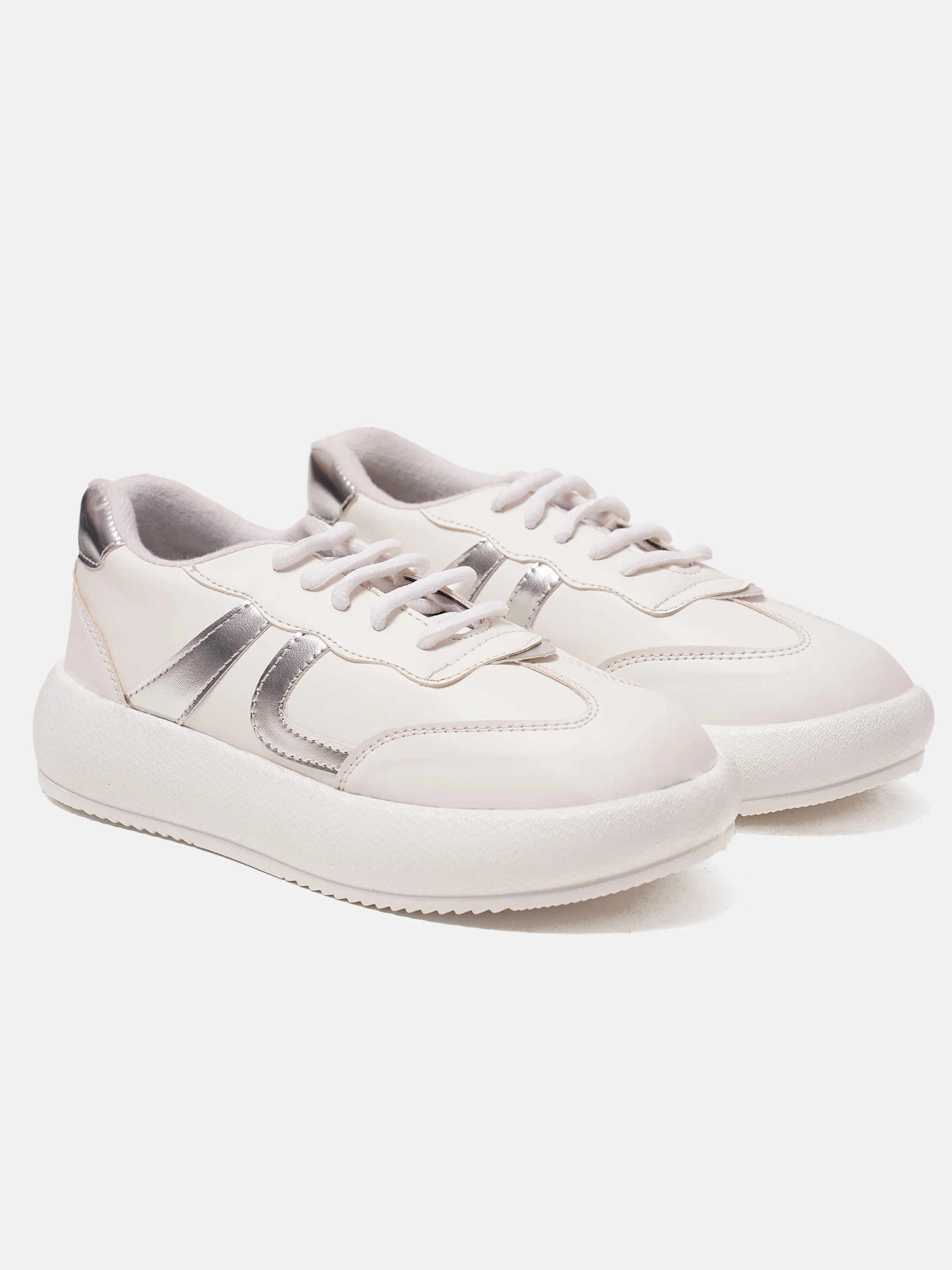Jm Looks Casual Panel Detail Lace-Up Sneakers - Image 17