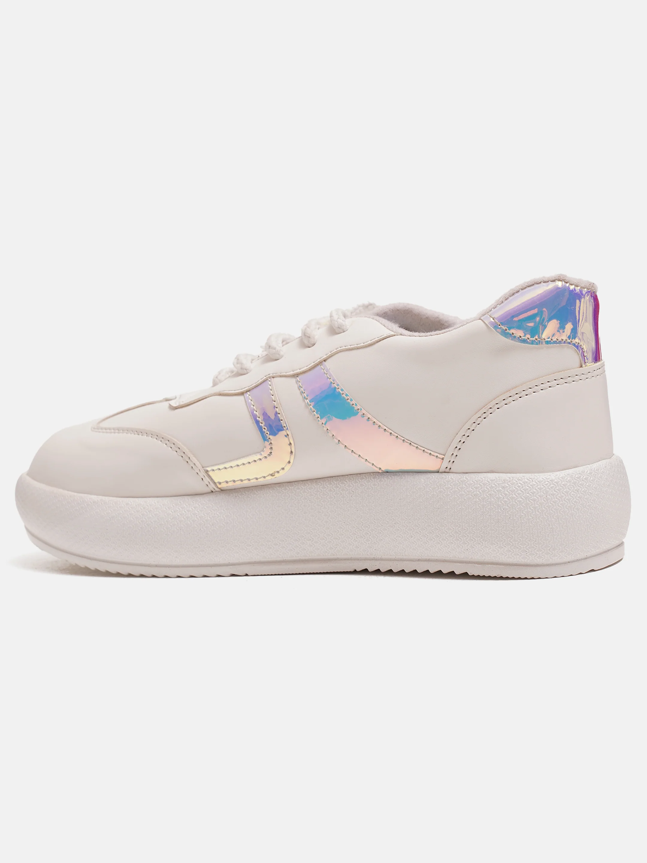 Jm Looks Casual Panel Detail Lace-Up Sneakers - Image 24
