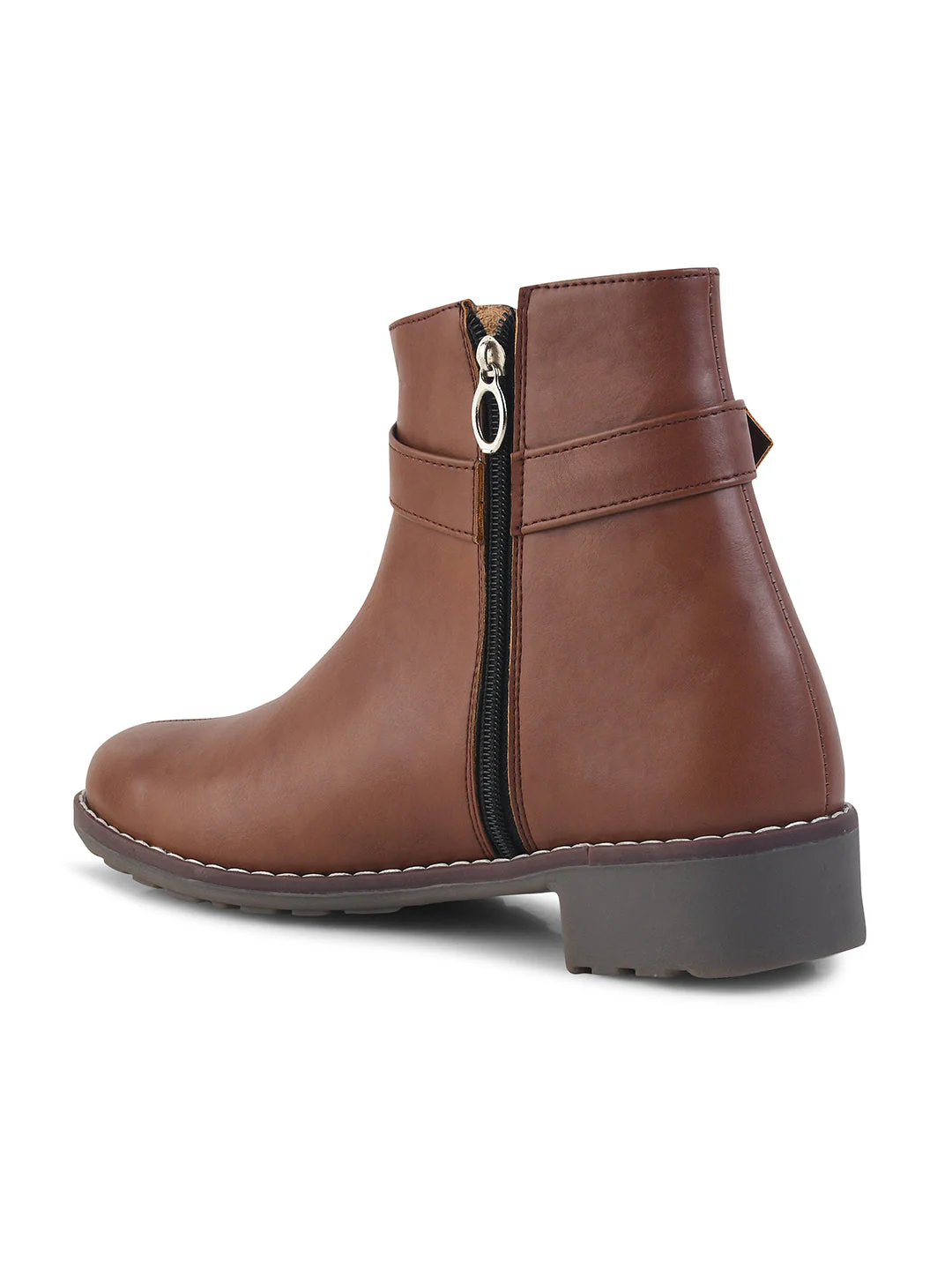 JM Looks Women's Buckle Detail Ankle Boots - Image 10