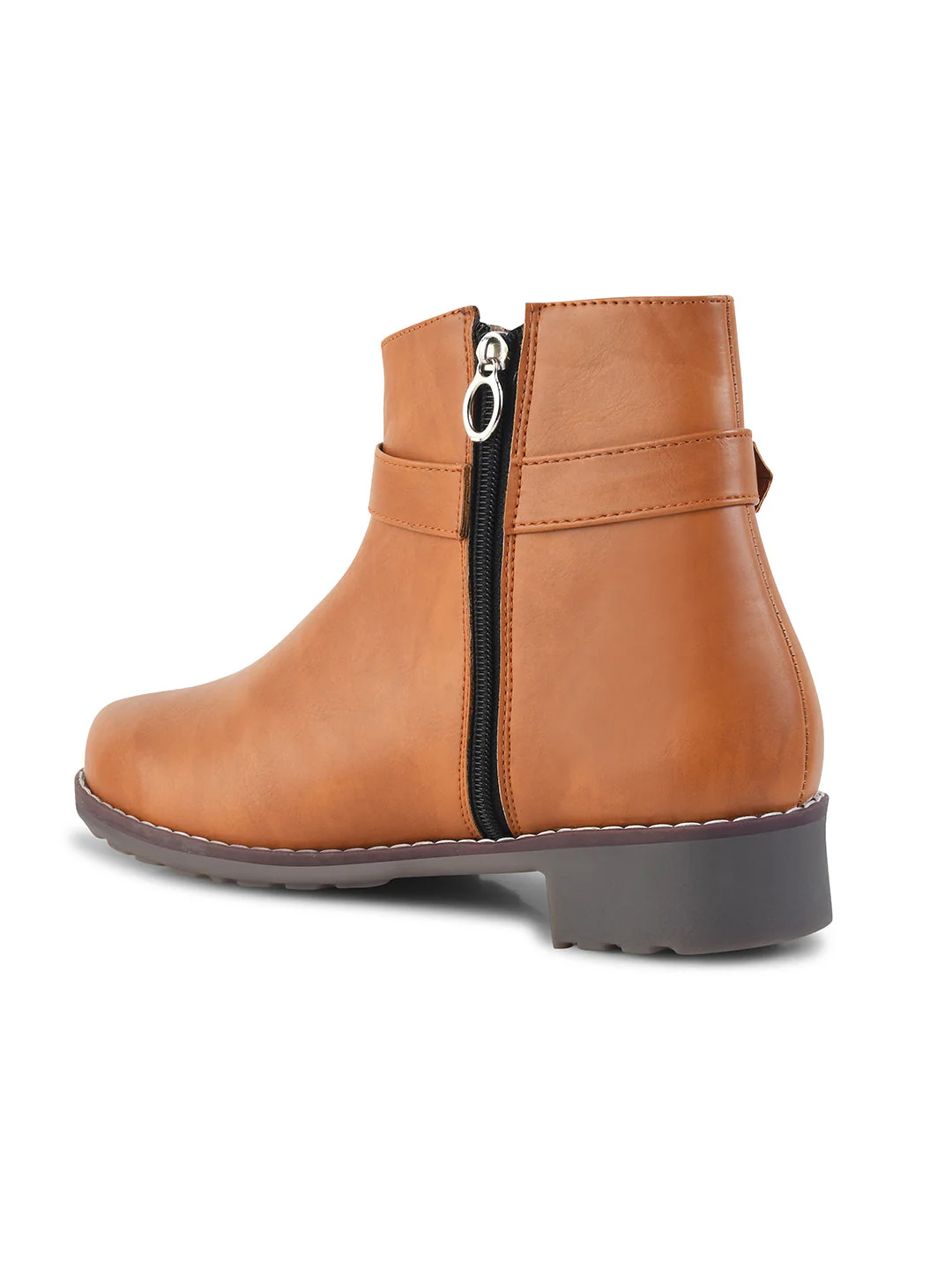 JM Looks Women's Buckle Detail Ankle Boots - Image 16
