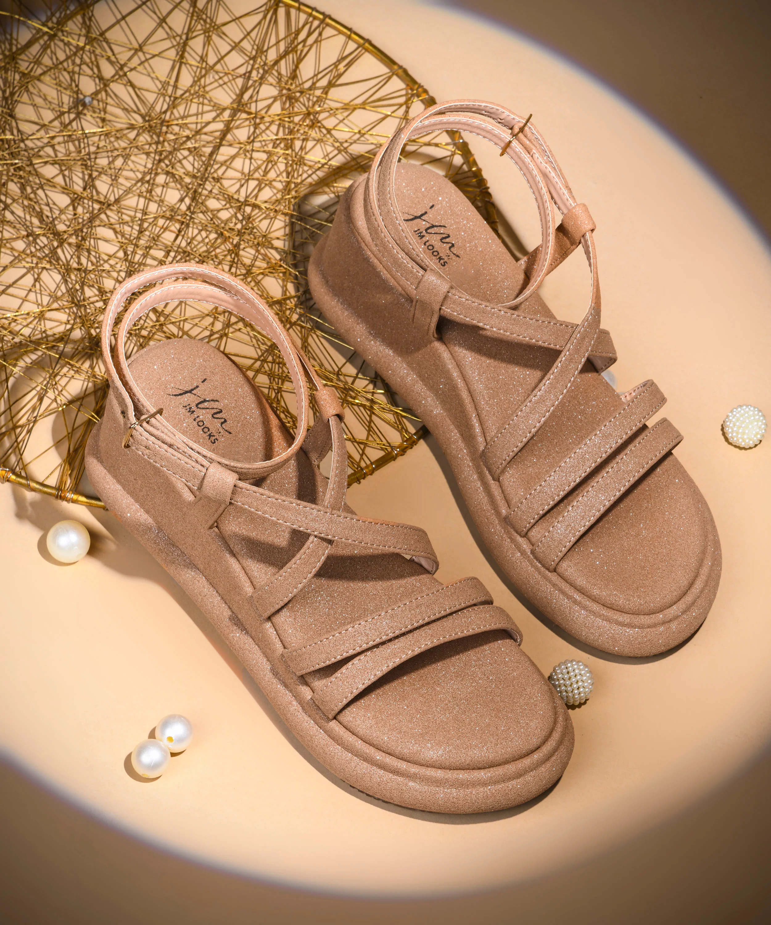 JM Looks Classic Comfort Platform Sandals - Image 11