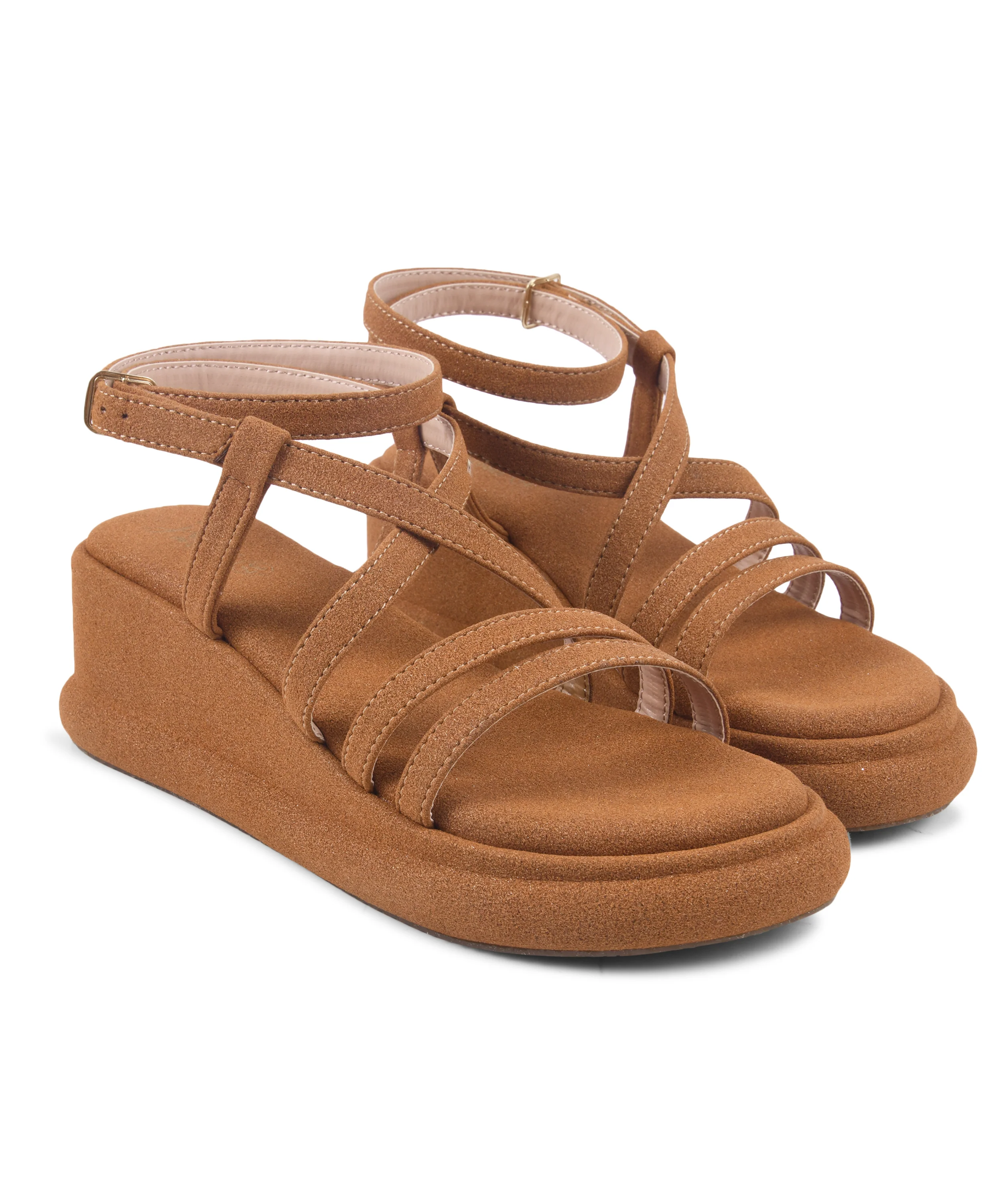 JM Looks Classic Comfort Platform Sandals - Image 17