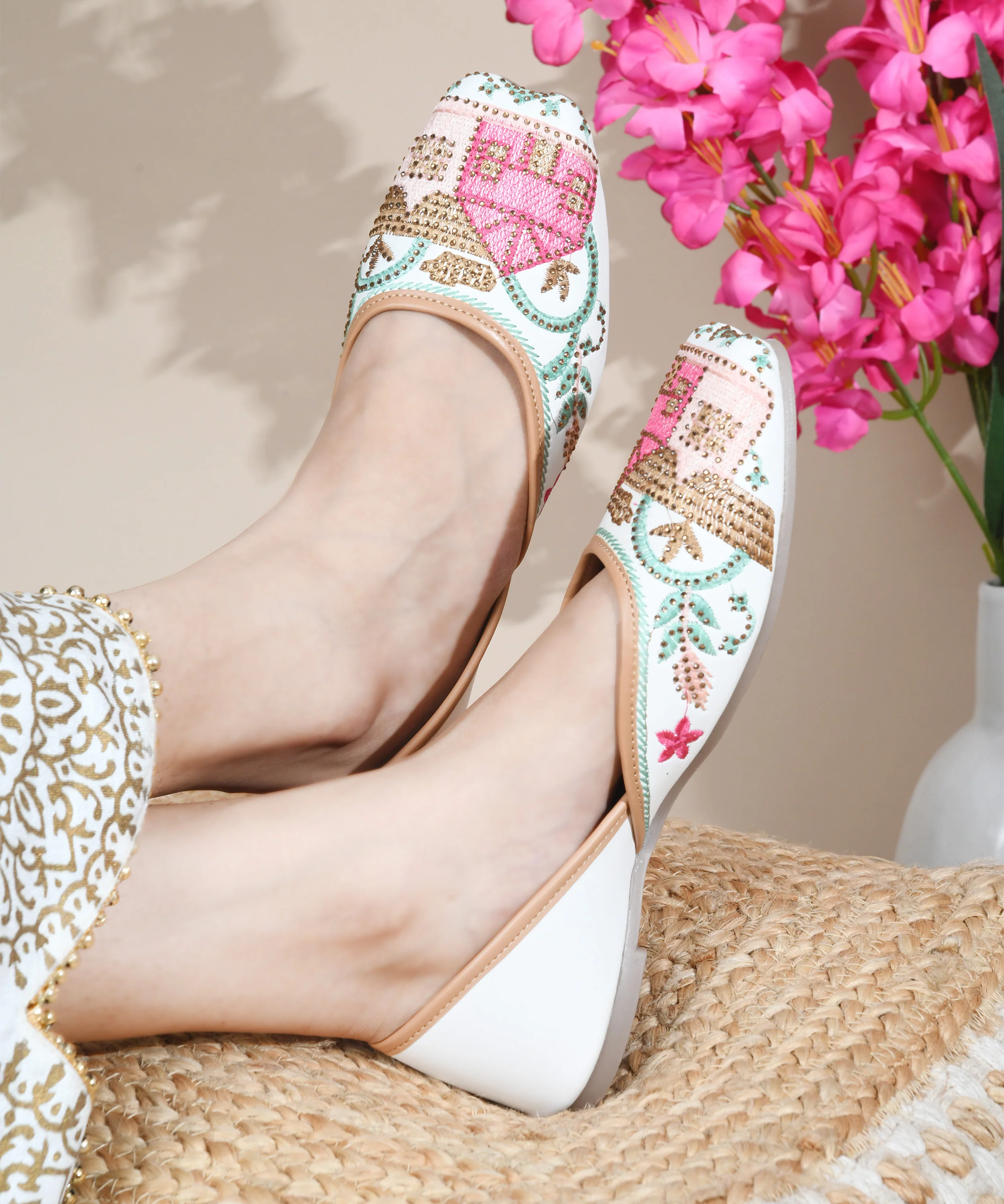 Classic Ethnic Jutti with Premium Craft Embellishments - Image 15