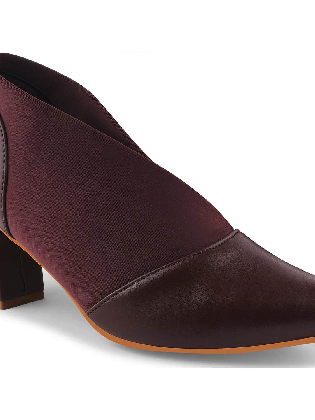 Jm Looks Women's Pointed Toe Block Heel Shoes - Image 16