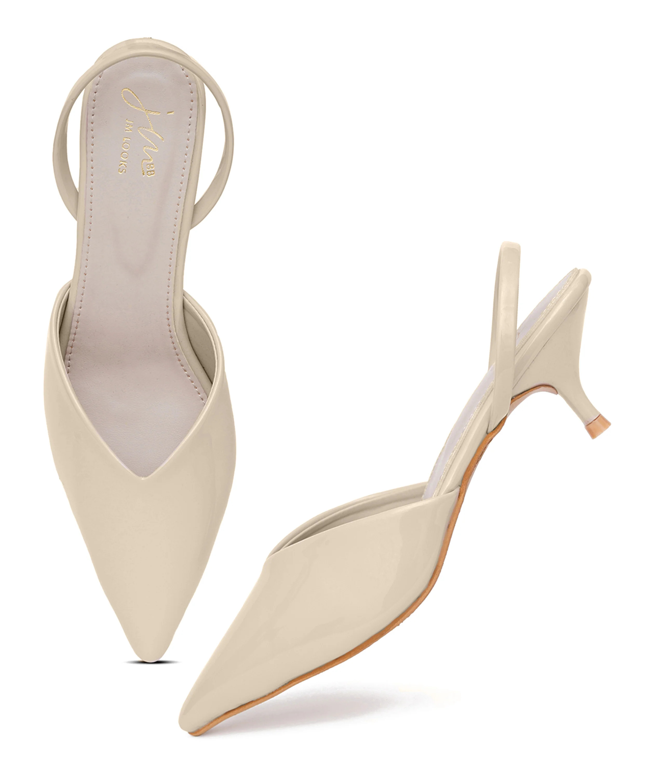 Closed Front Slingback Flats with Comfort Fit Design - Image 4