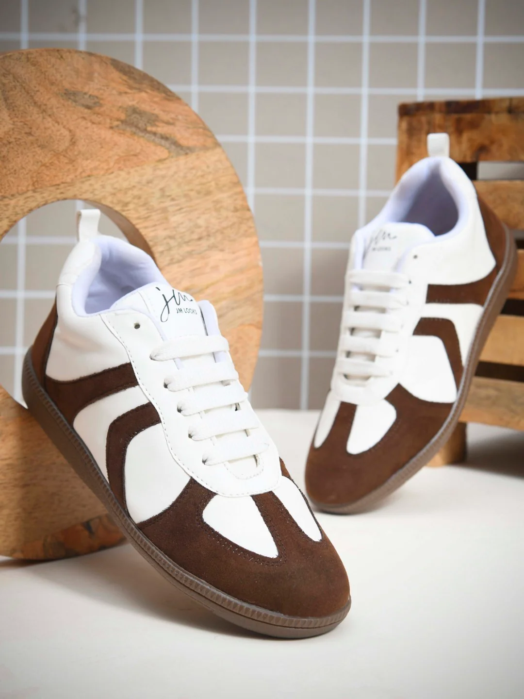 Colorblock Suede Trainer Sneaker - Image 26