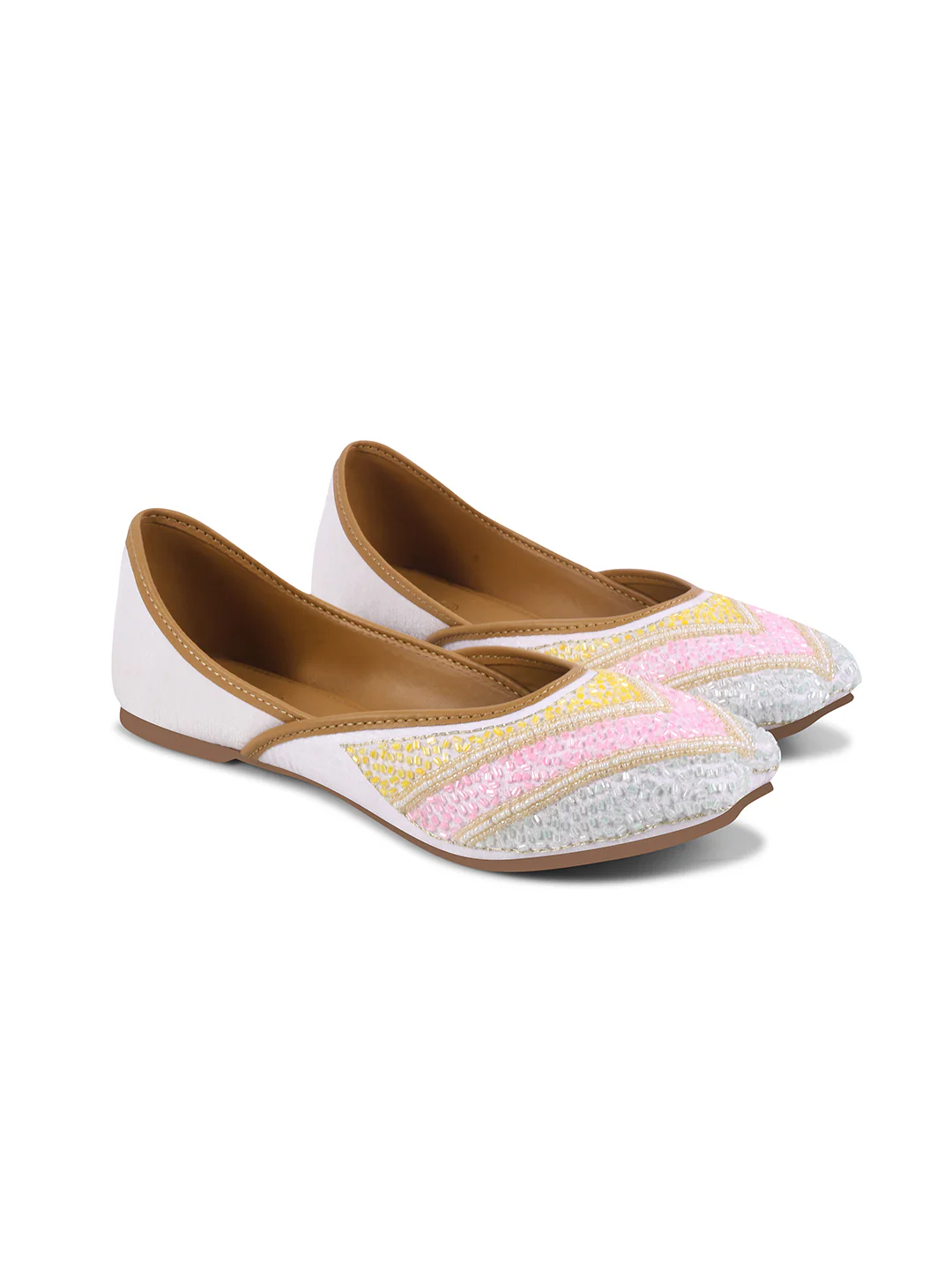 Colorful Jutti Flats with Cushioned Sole - Image 6