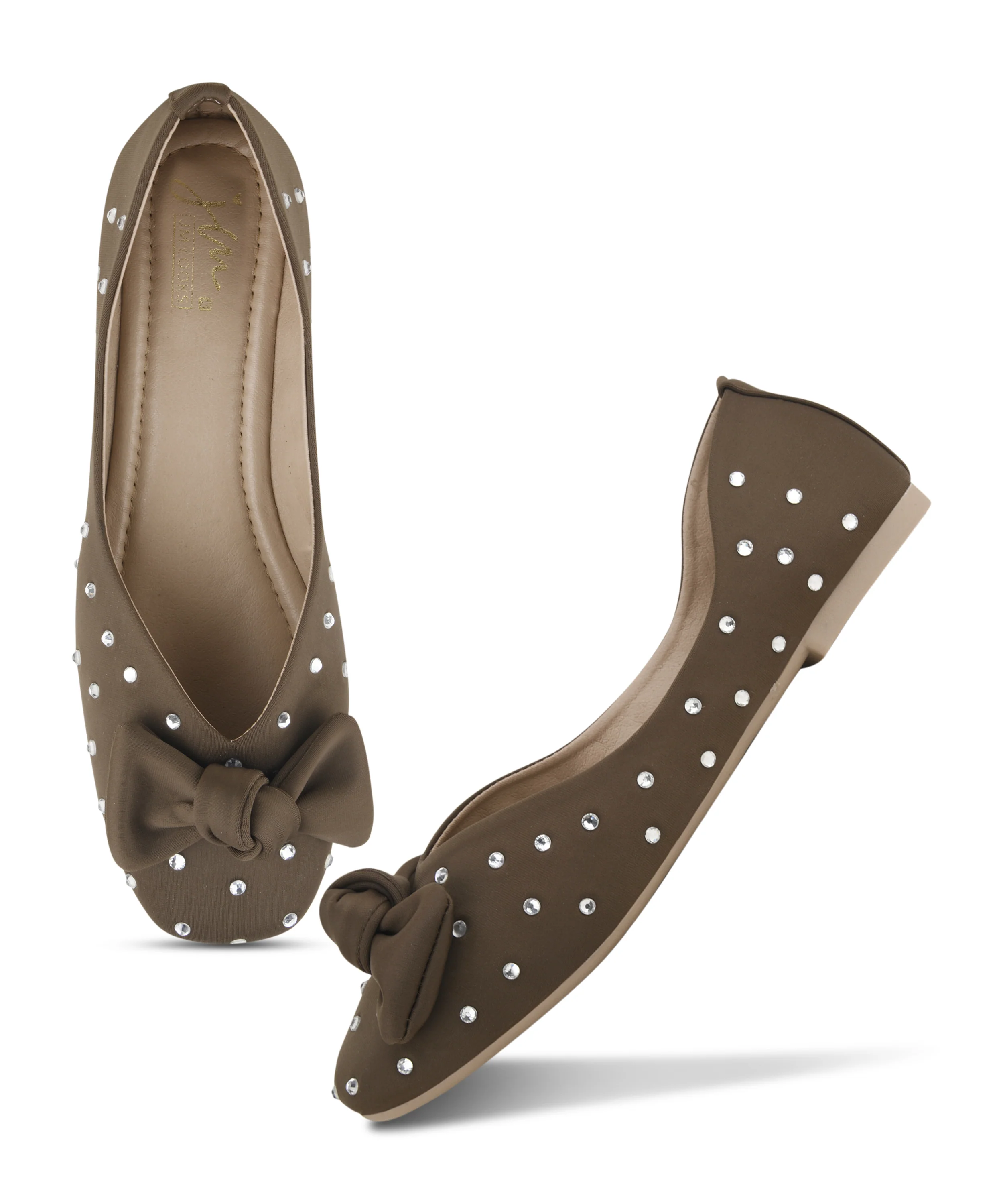 Comfortable Ballerina Flats with Decorative Bow - Image 18