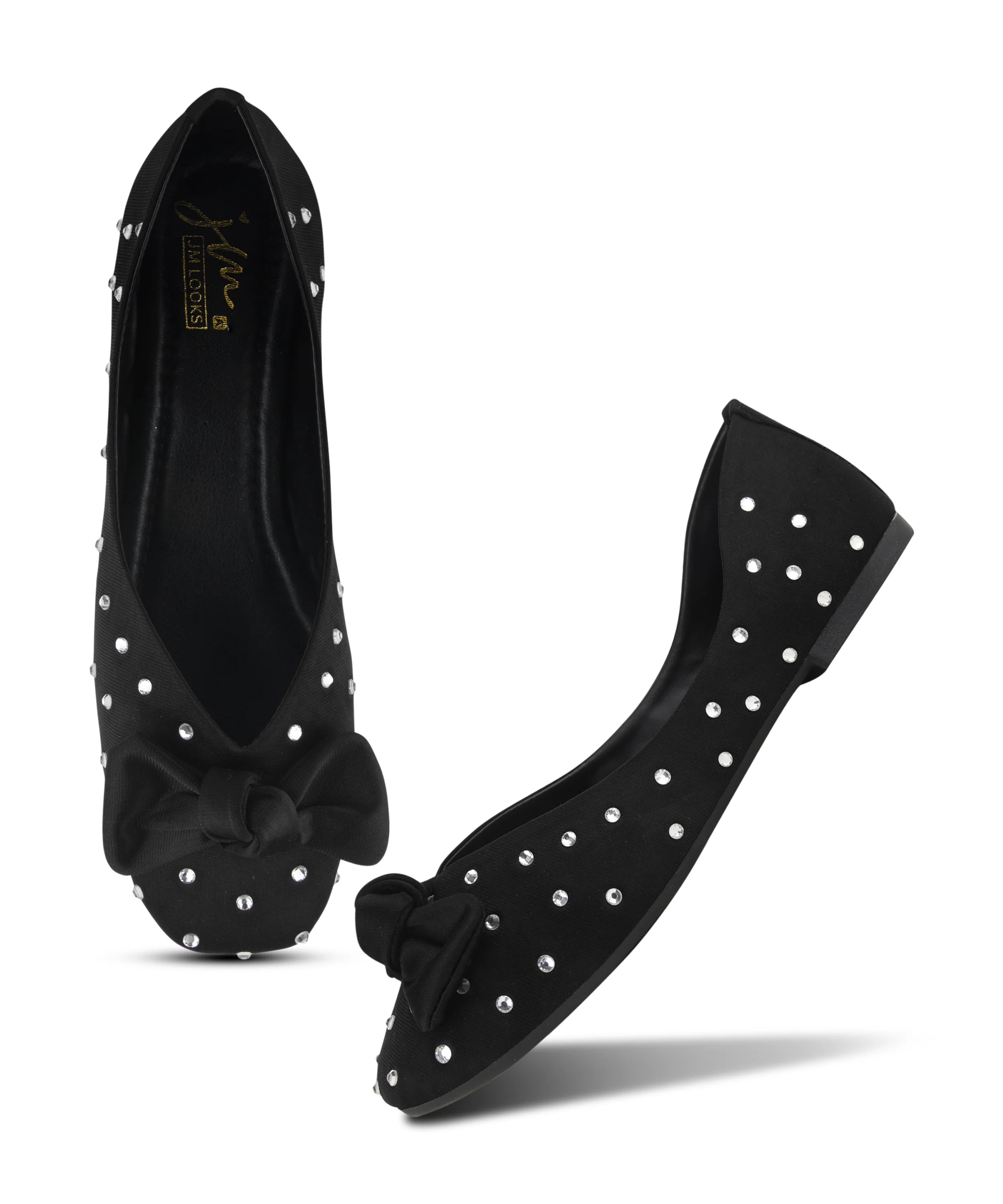 Comfortable Ballerina Flats with Decorative Bow - Image 6