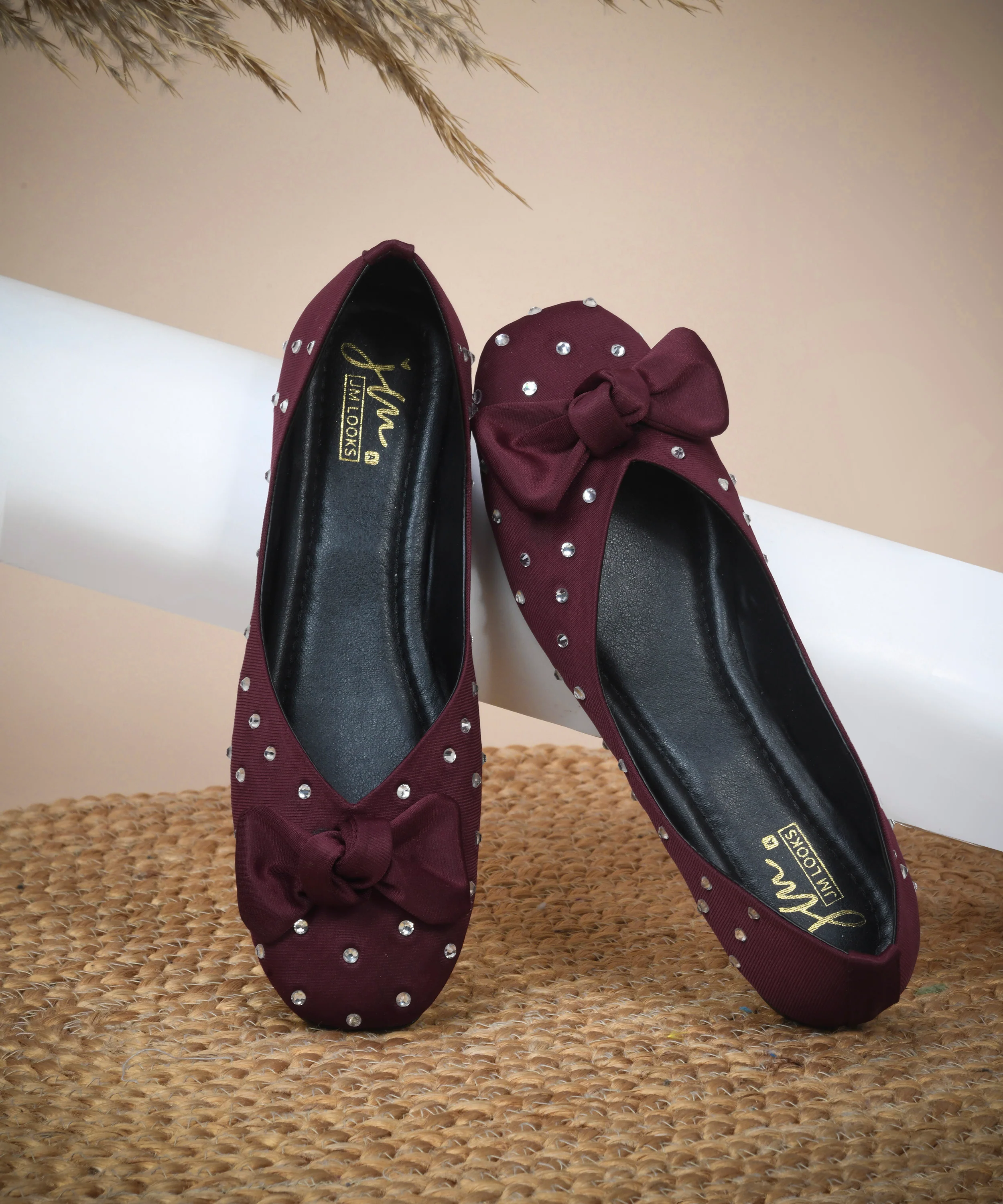 Comfortable Ballerina Flats with Decorative Bow - Image 7