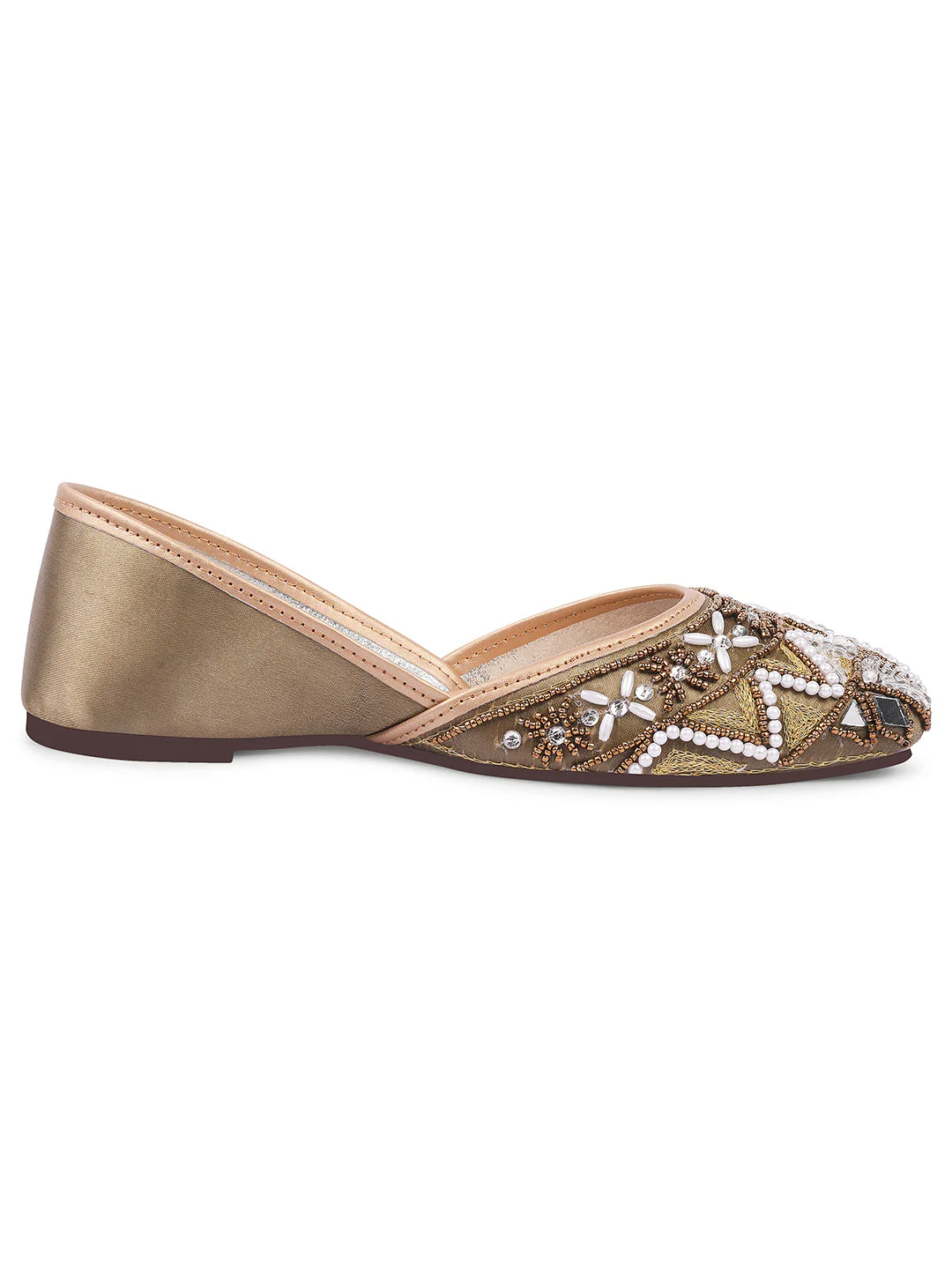 Jm Looks Embellished Traditional Juttis for Women - Image 12