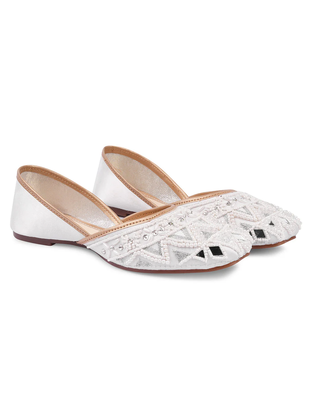 Jm Looks Embellished Traditional Juttis for Women - Image 17