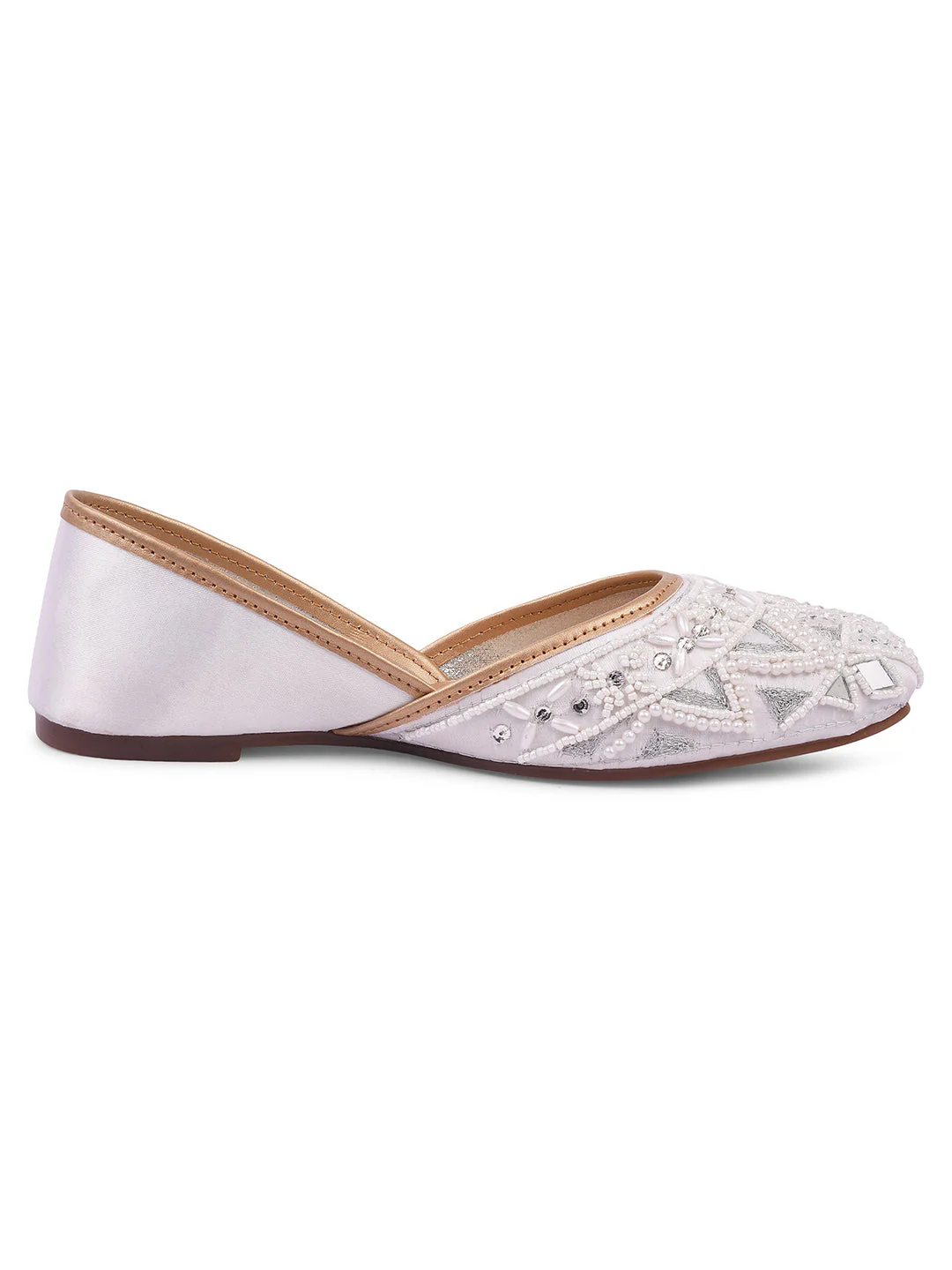 Jm Looks Embellished Traditional Juttis for Women - Image 18