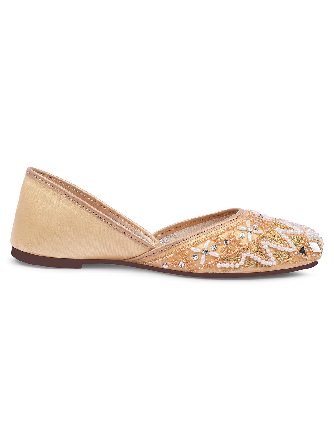 Jm Looks Embellished Traditional Juttis for Women - Image 7