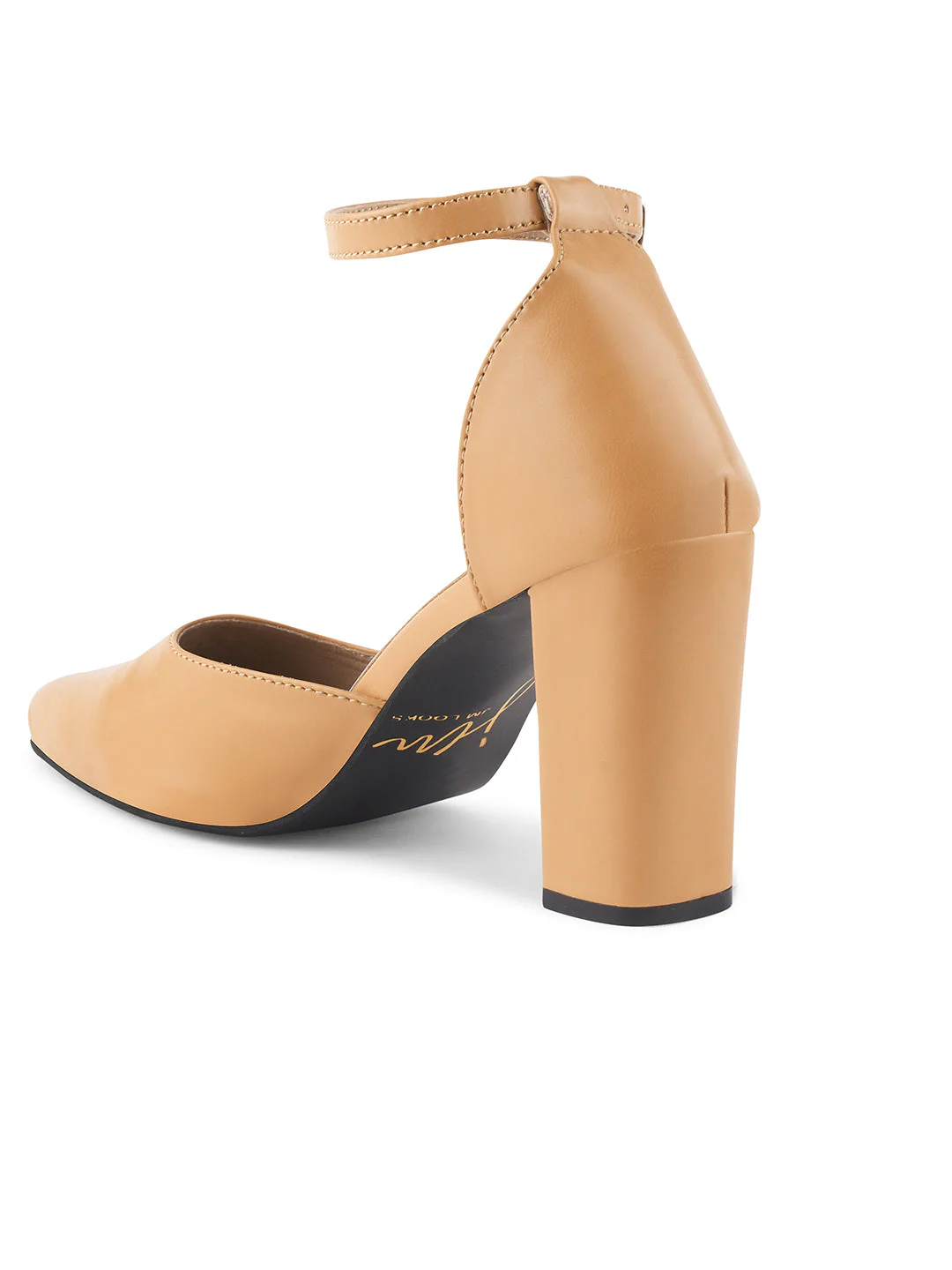 Jm Looks Women's Pointed Toe Block Heel Pumps - Image 13