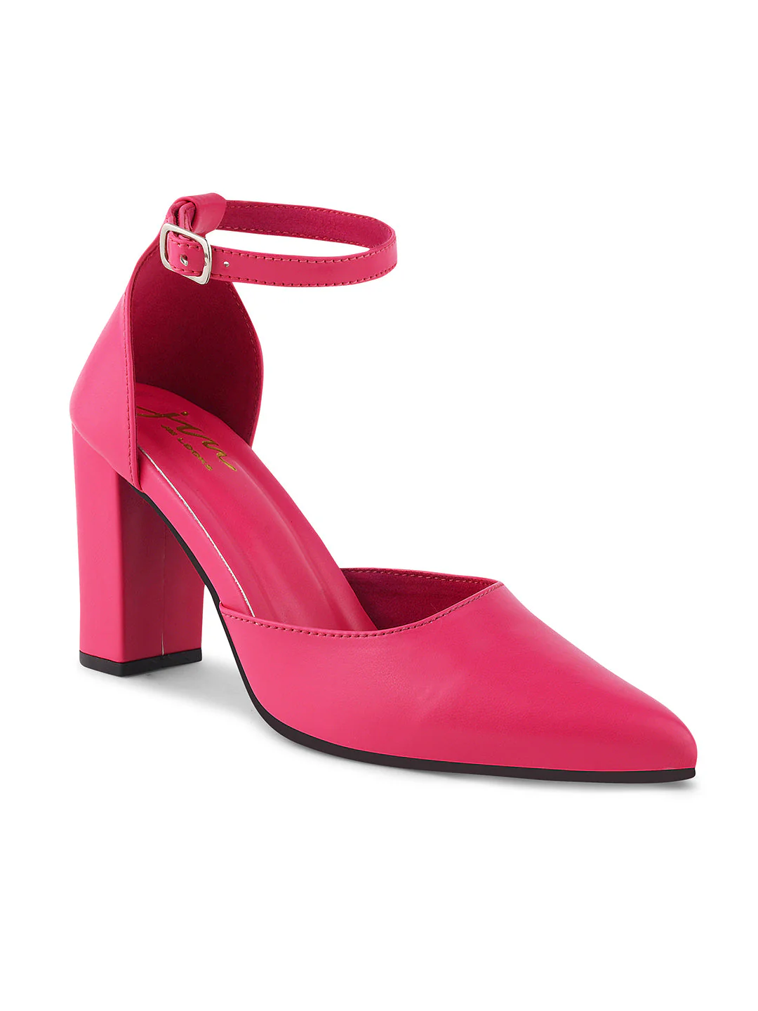 Jm Looks Women's Pointed Toe Block Heel Pumps - Image 22