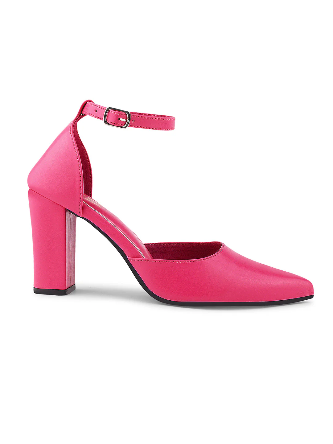 Jm Looks Women's Pointed Toe Block Heel Pumps - Image 24