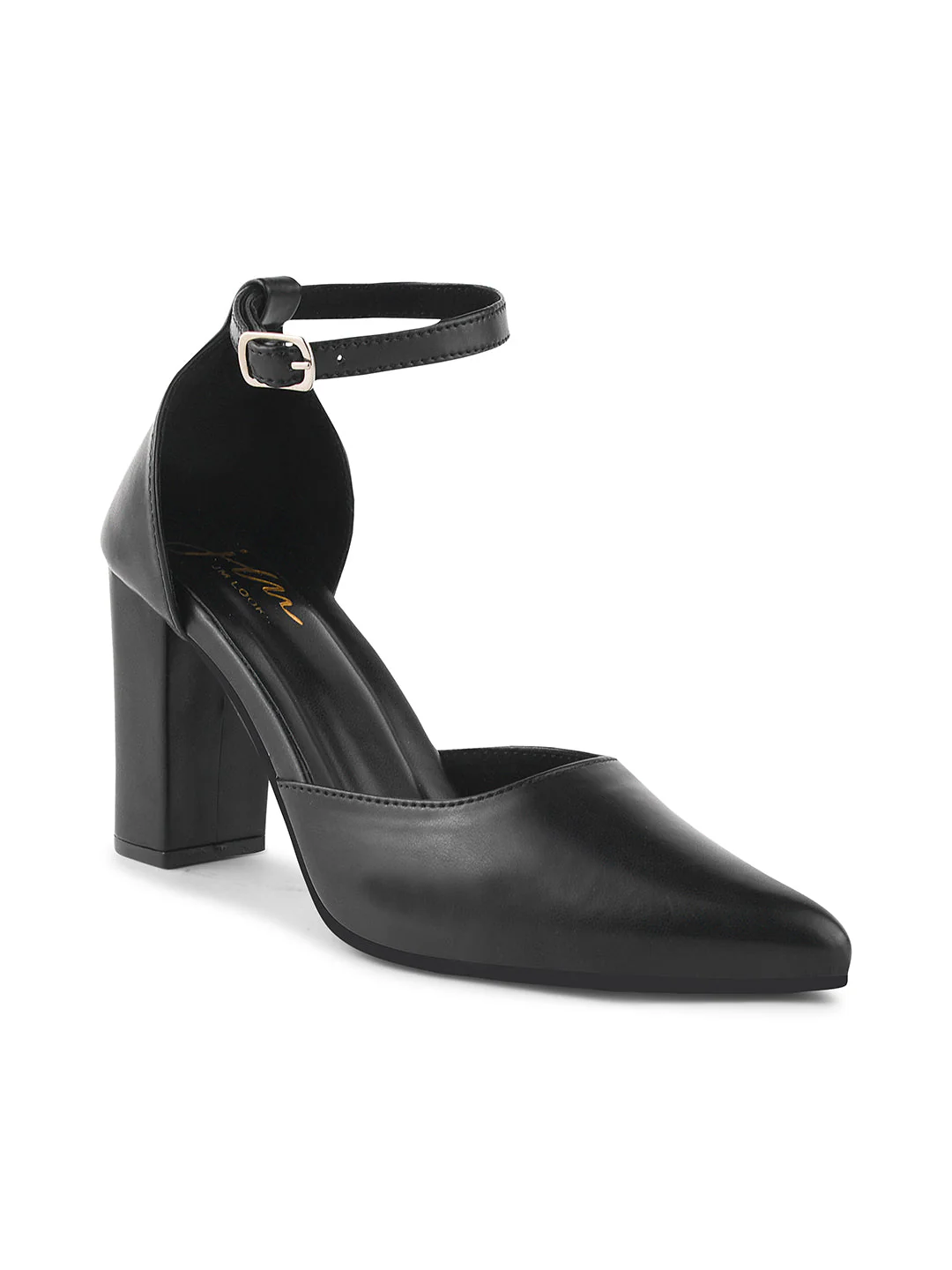 Jm Looks Women's Pointed Toe Block Heel Pumps - Image 6