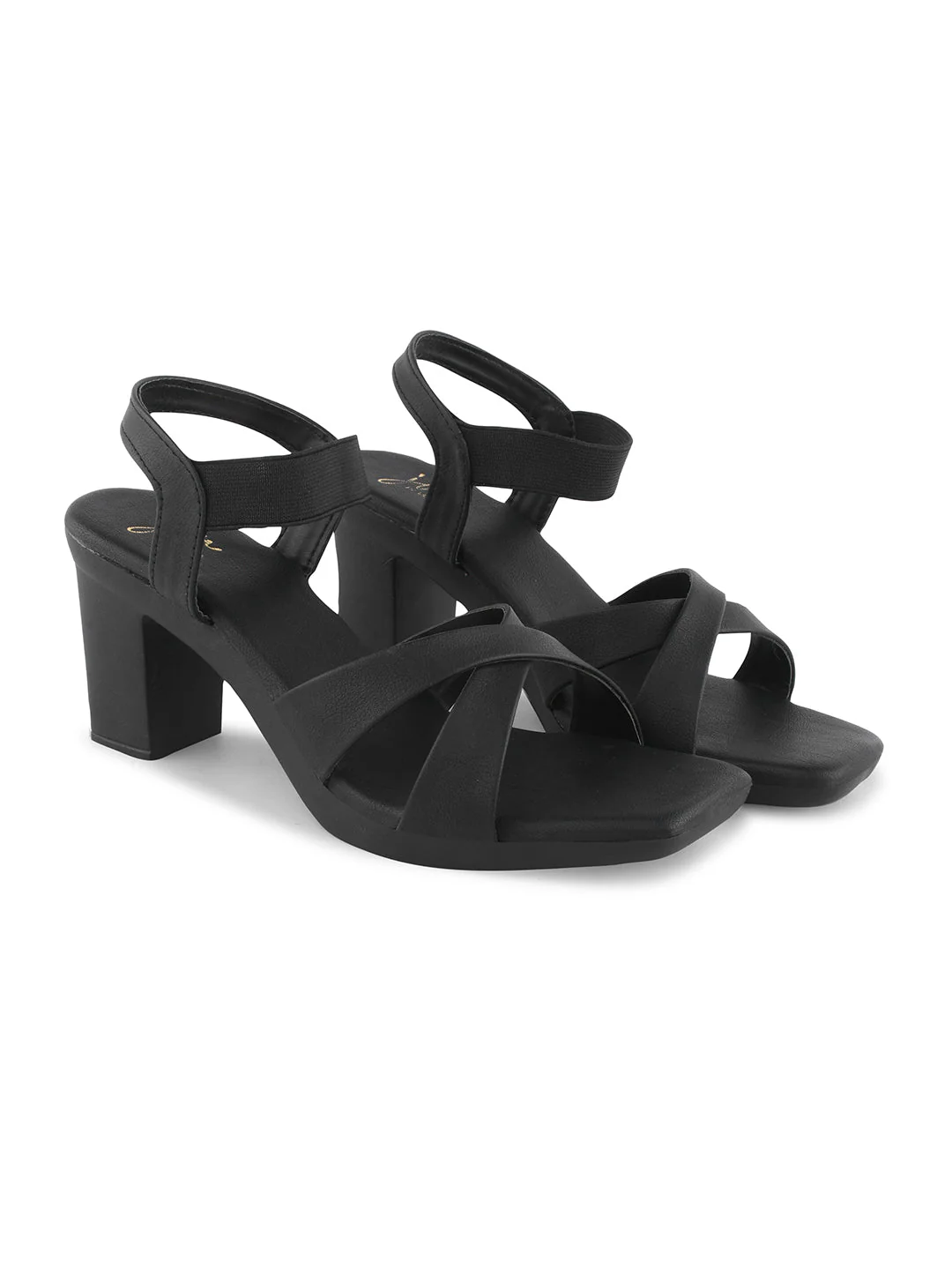 Jm Looks Women's Multi-Strap Sculpted Heel Sandals - Image 13