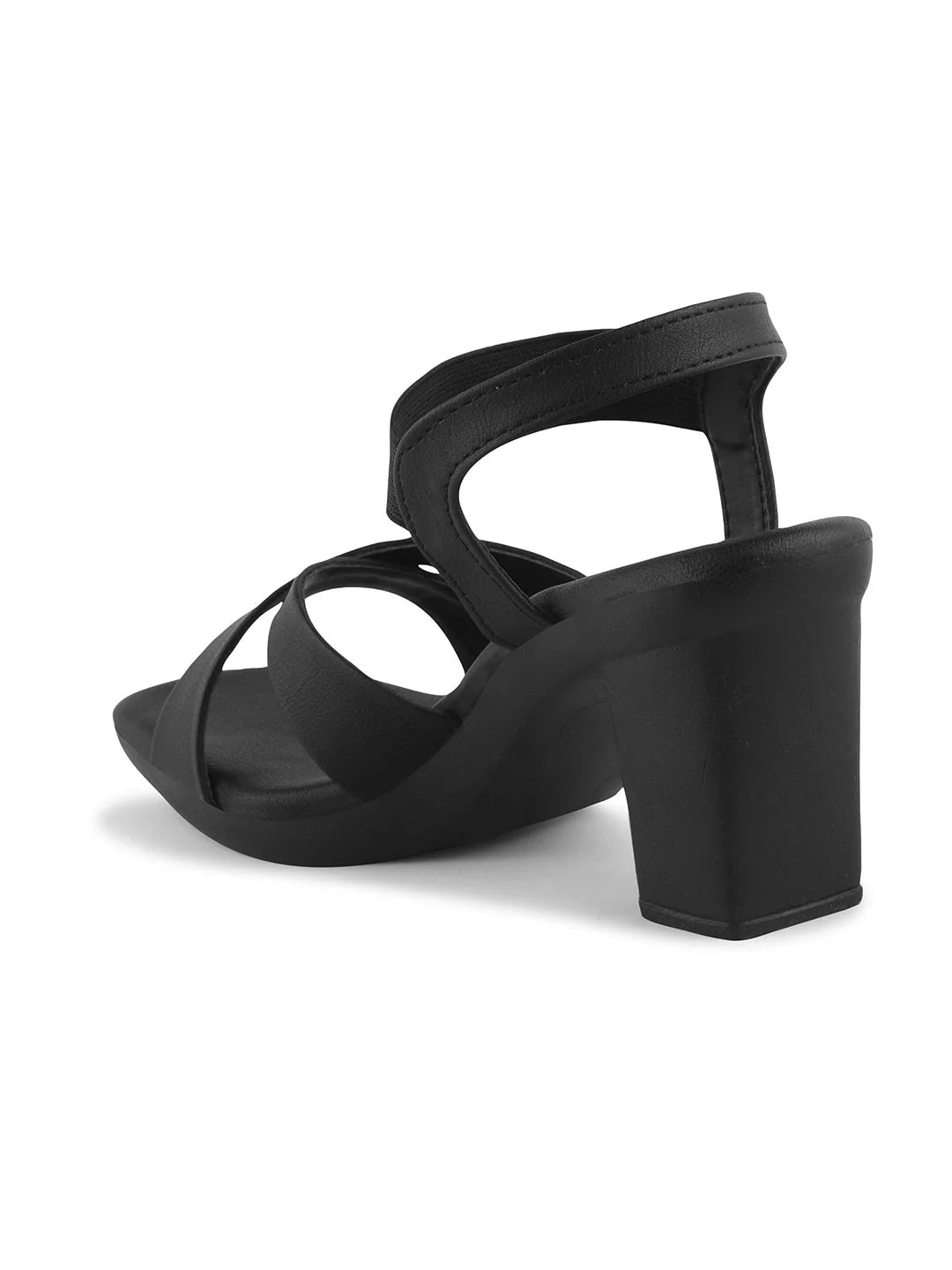 Jm Looks Women's Multi-Strap Sculpted Heel Sandals - Image 16
