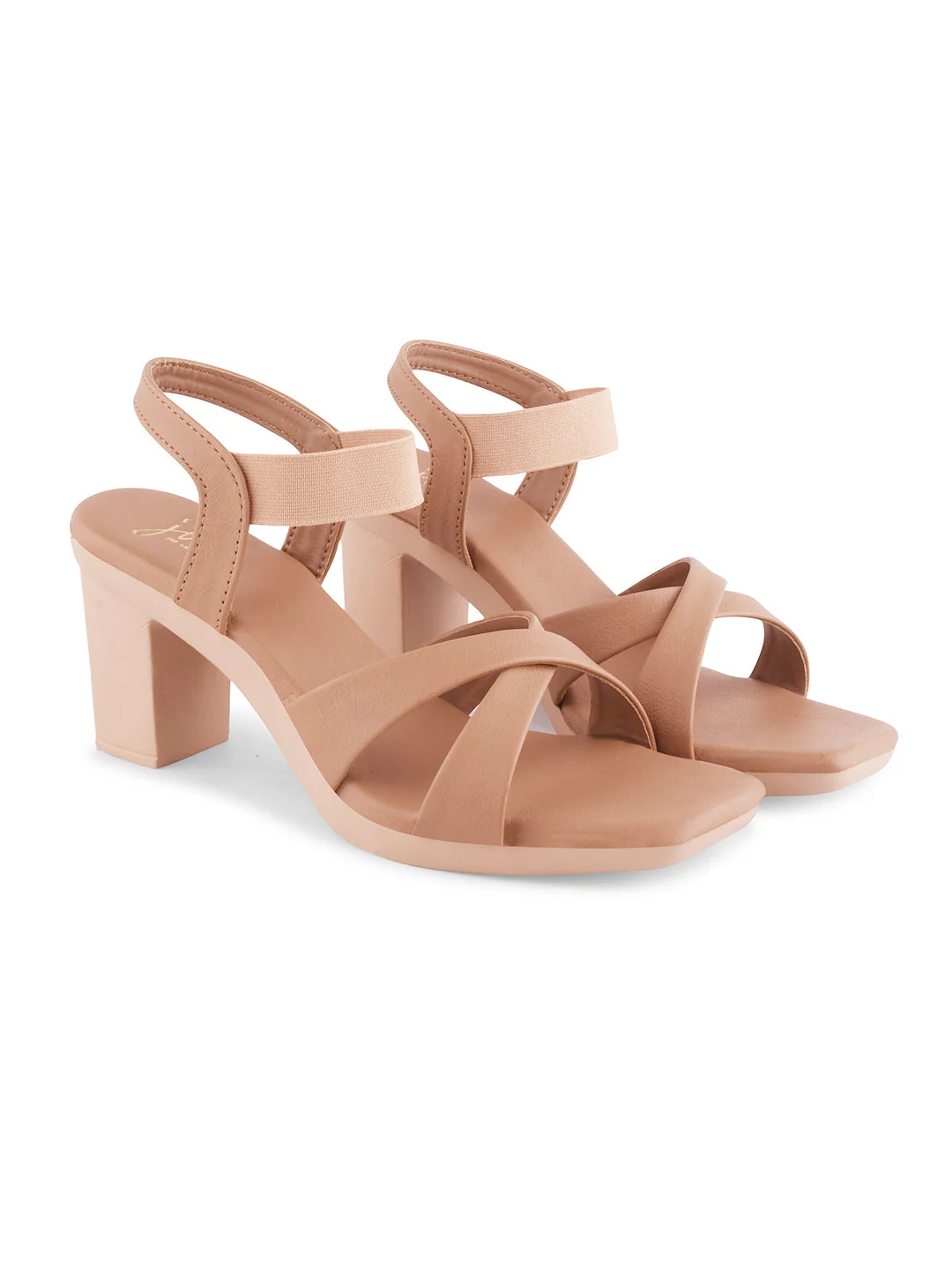 Jm Looks Women's Multi-Strap Sculpted Heel Sandals - Image 21