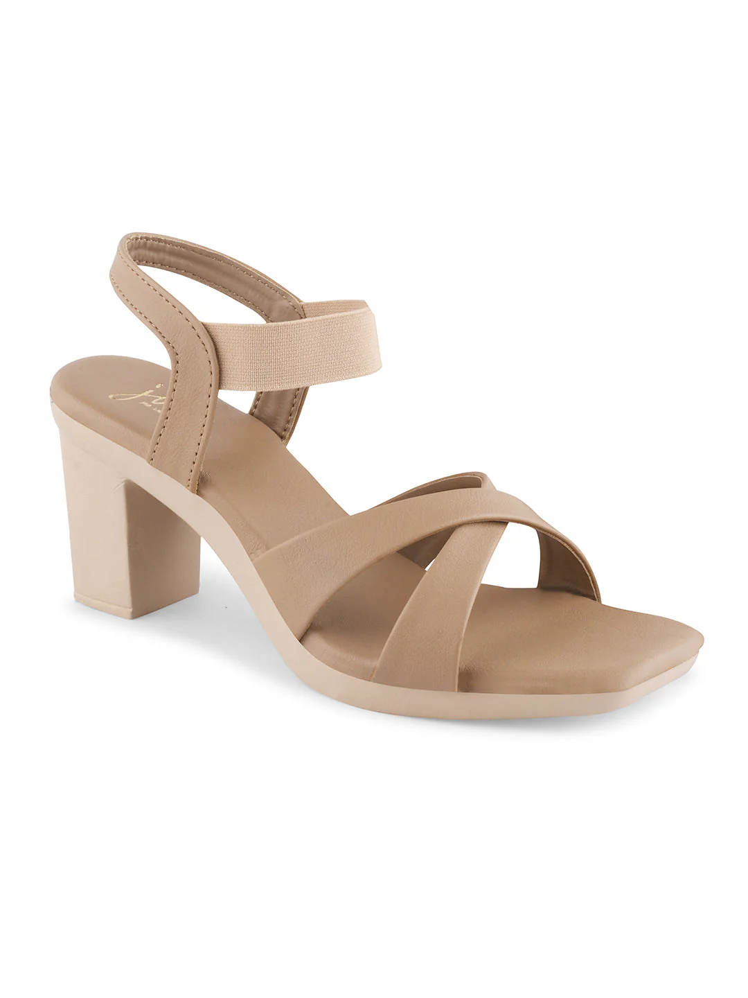 Jm Looks Women's Multi-Strap Sculpted Heel Sandals - Image 6